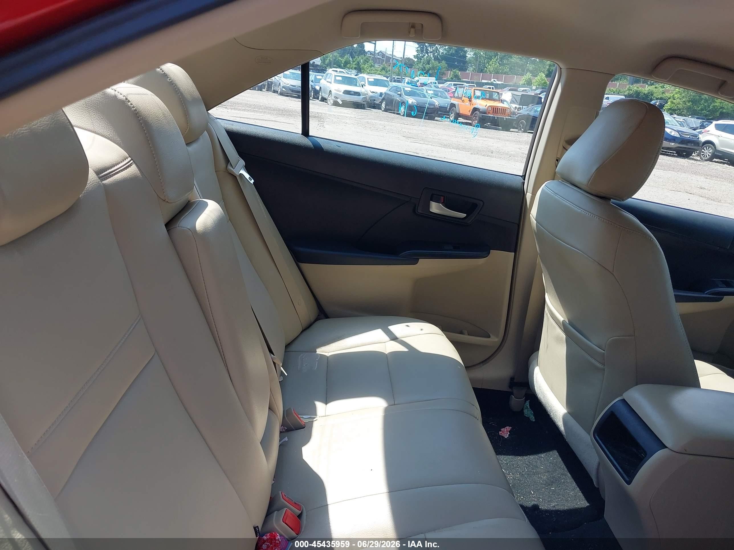 2012 Toyota Camry Le Red vin: 4T1BF1FK1CU606616