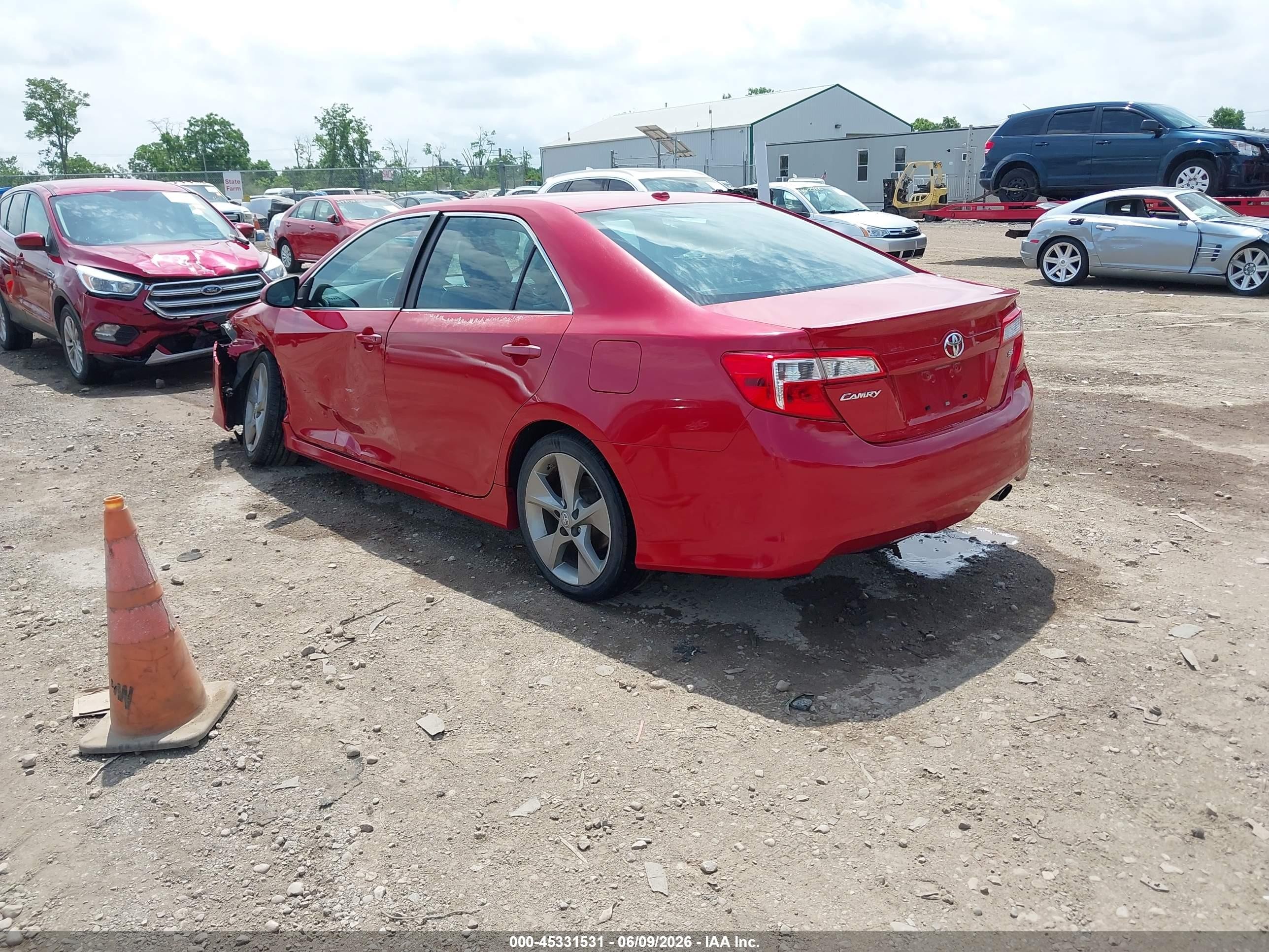 2012 Toyota Camry Se Limited Edition Red vin: 4T1BF1FK1CU615882