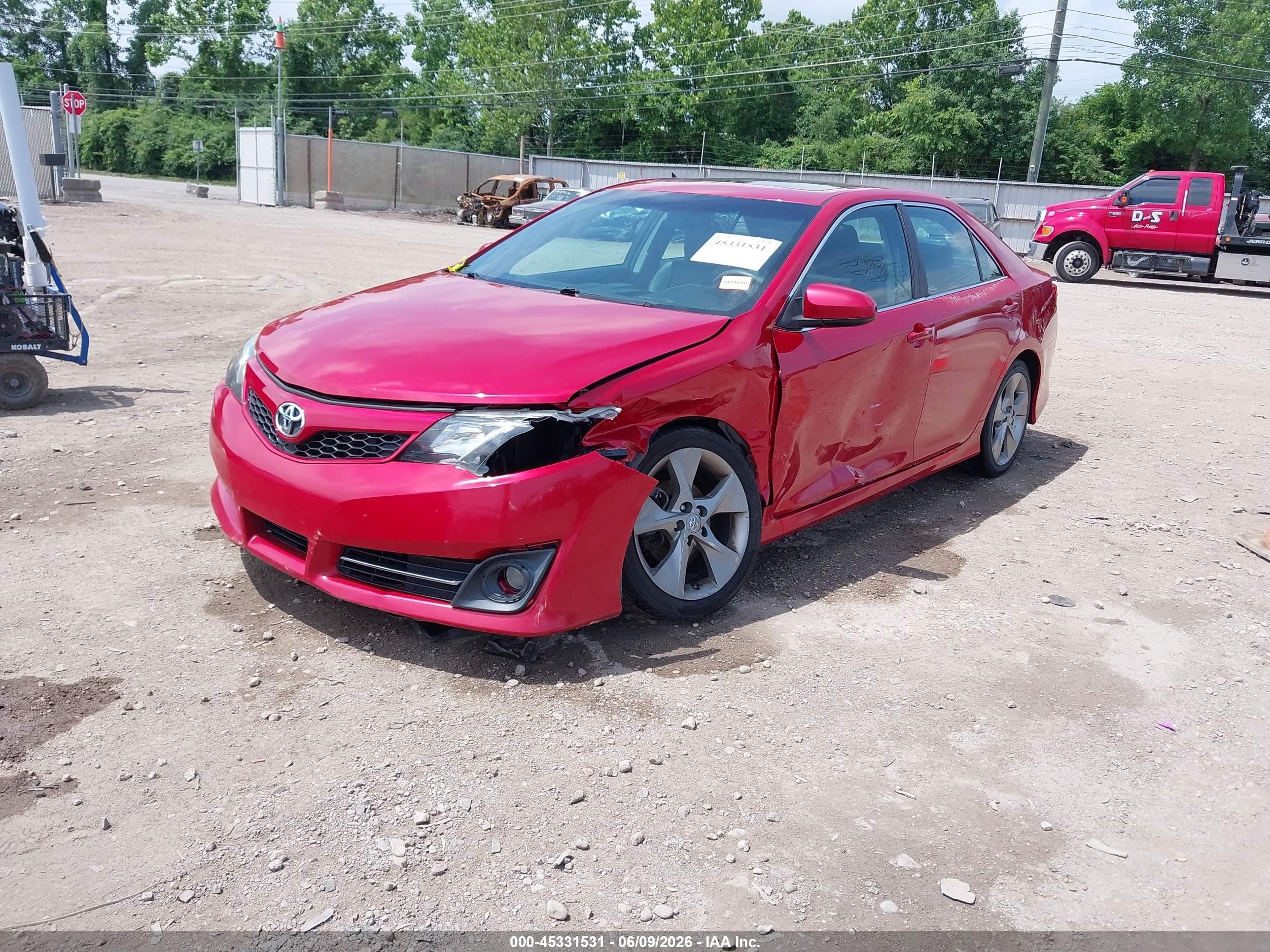 2012 Toyota Camry Se Limited Edition Red vin: 4T1BF1FK1CU615882