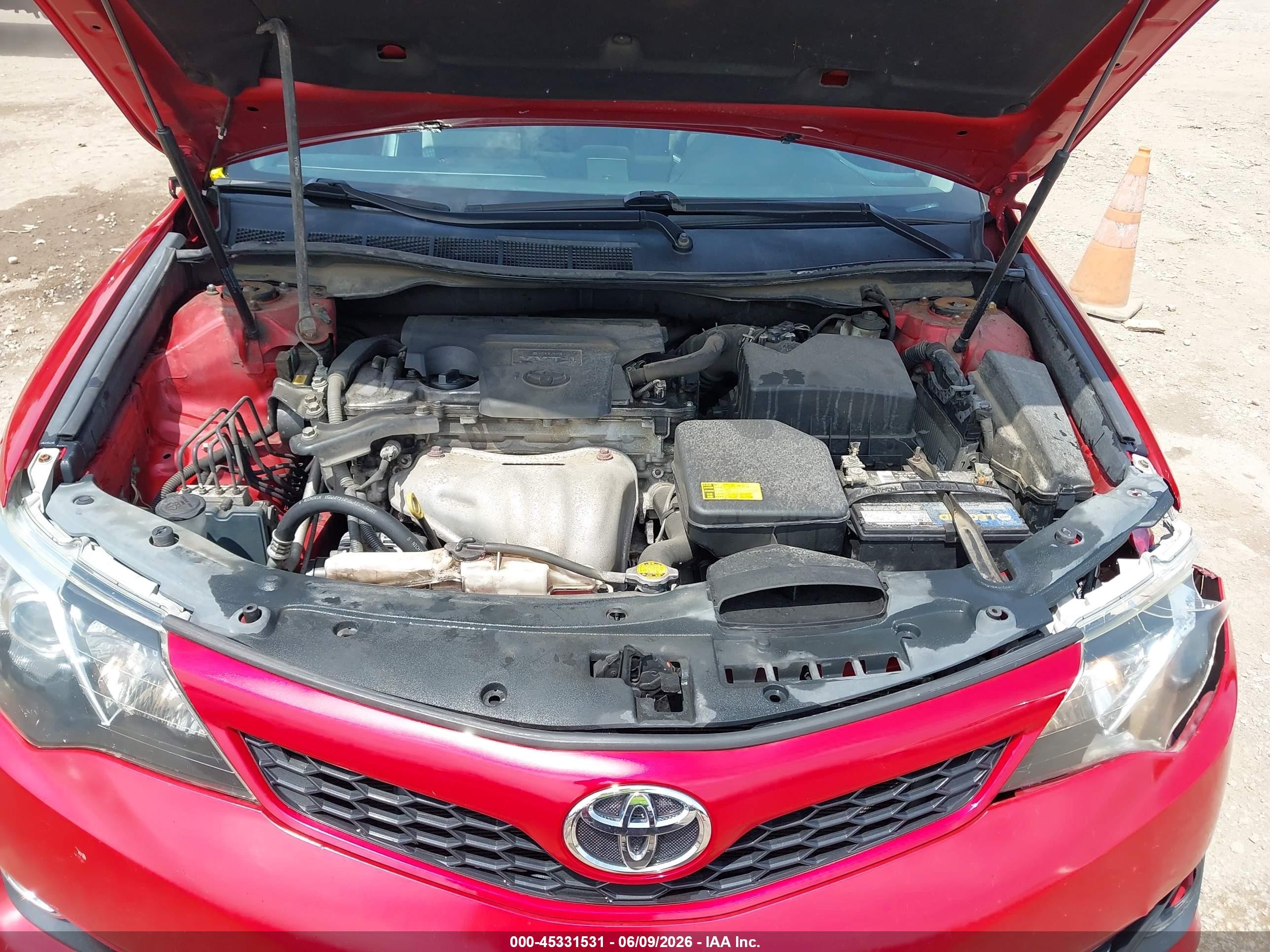 2012 Toyota Camry Se Limited Edition Red vin: 4T1BF1FK1CU615882