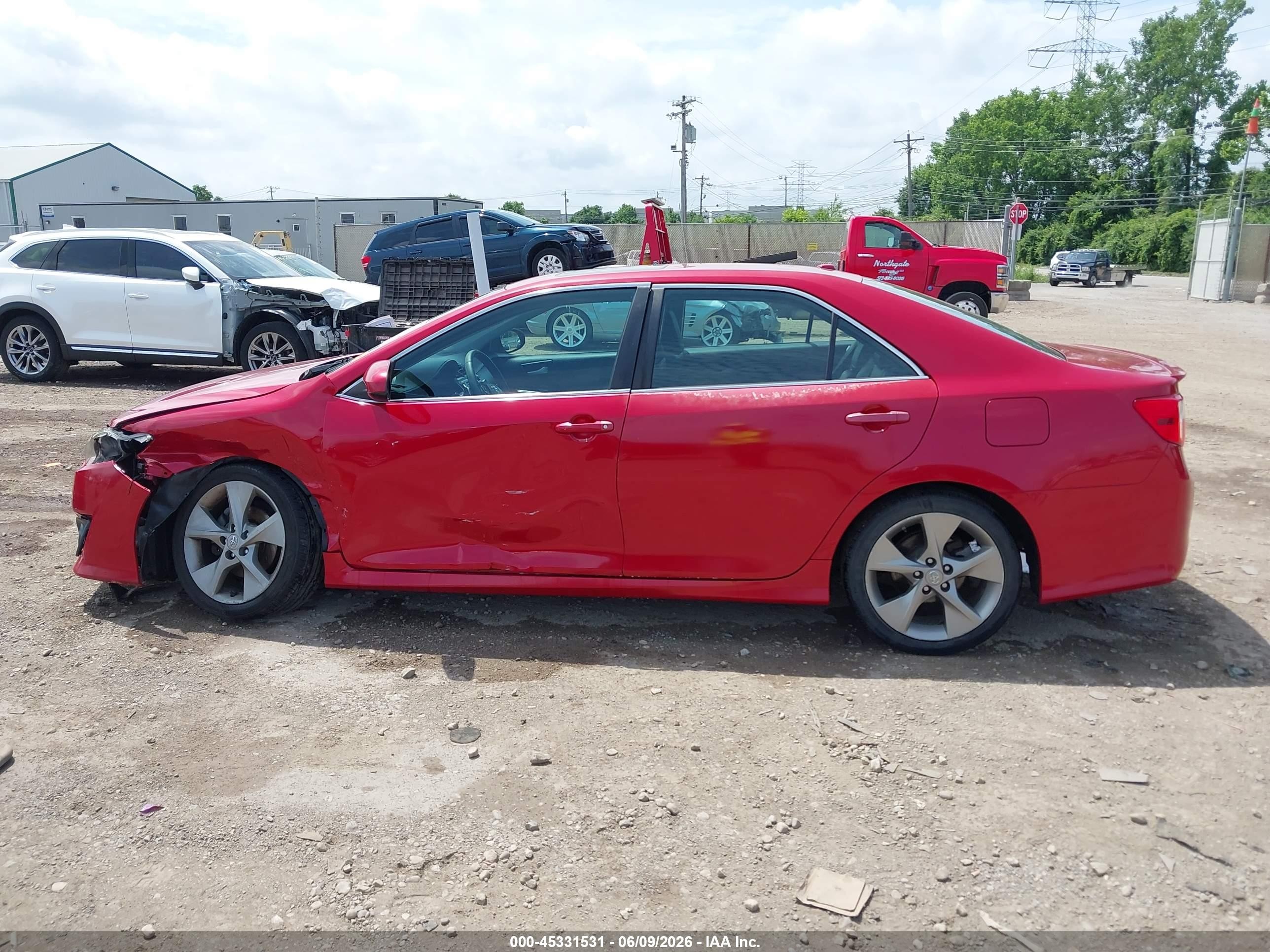 2012 Toyota Camry Se Limited Edition Red vin: 4T1BF1FK1CU615882