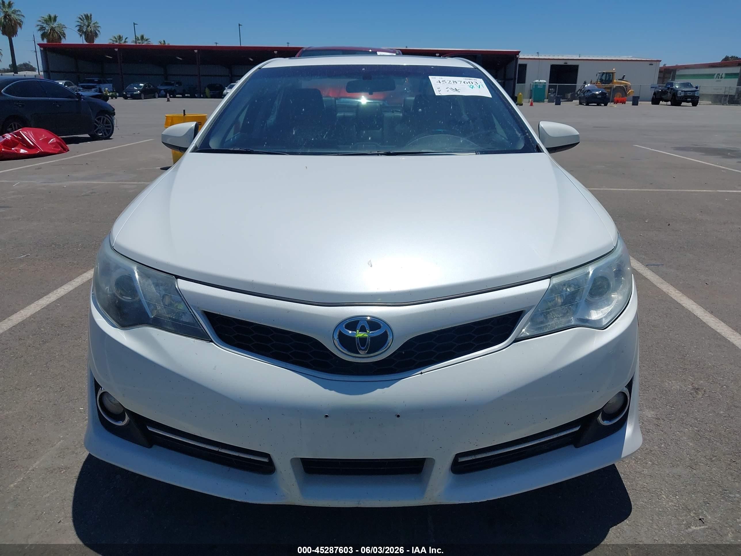 2012 Toyota Camry Se Limited Edition White vin: 4T1BF1FK1CU623285