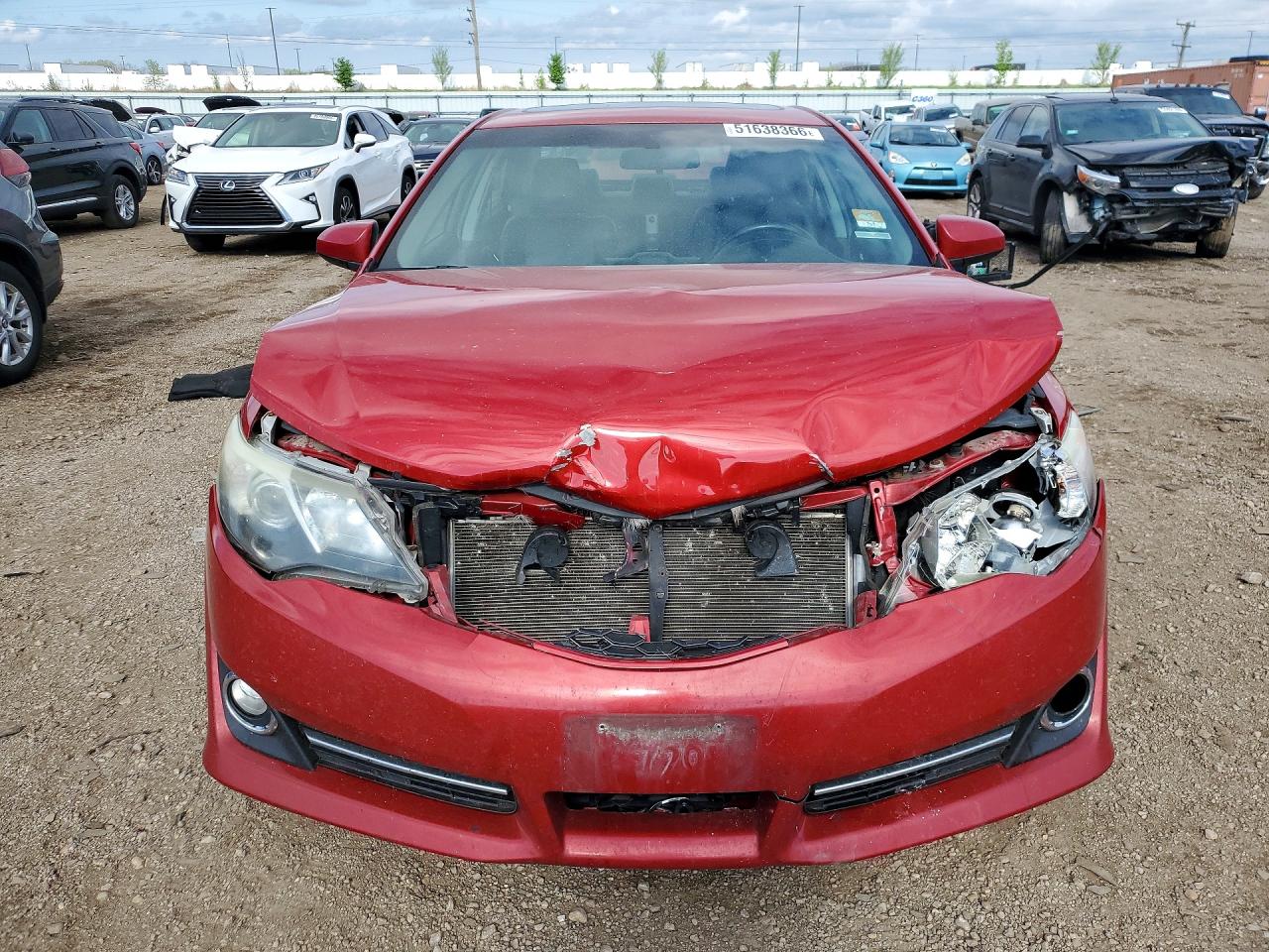 2012 Toyota Camry L Red vin: 4T1BF1FK1CU627272
