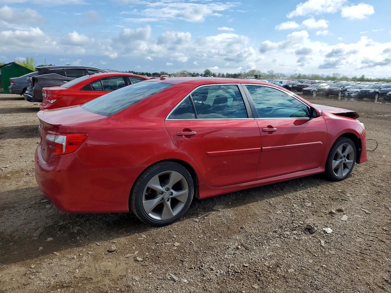 2012 Toyota Camry L Red vin: 4T1BF1FK1CU627272