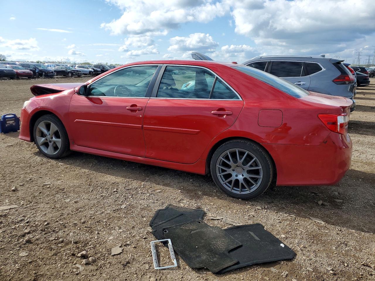 2012 Toyota Camry L Red vin: 4T1BF1FK1CU627272