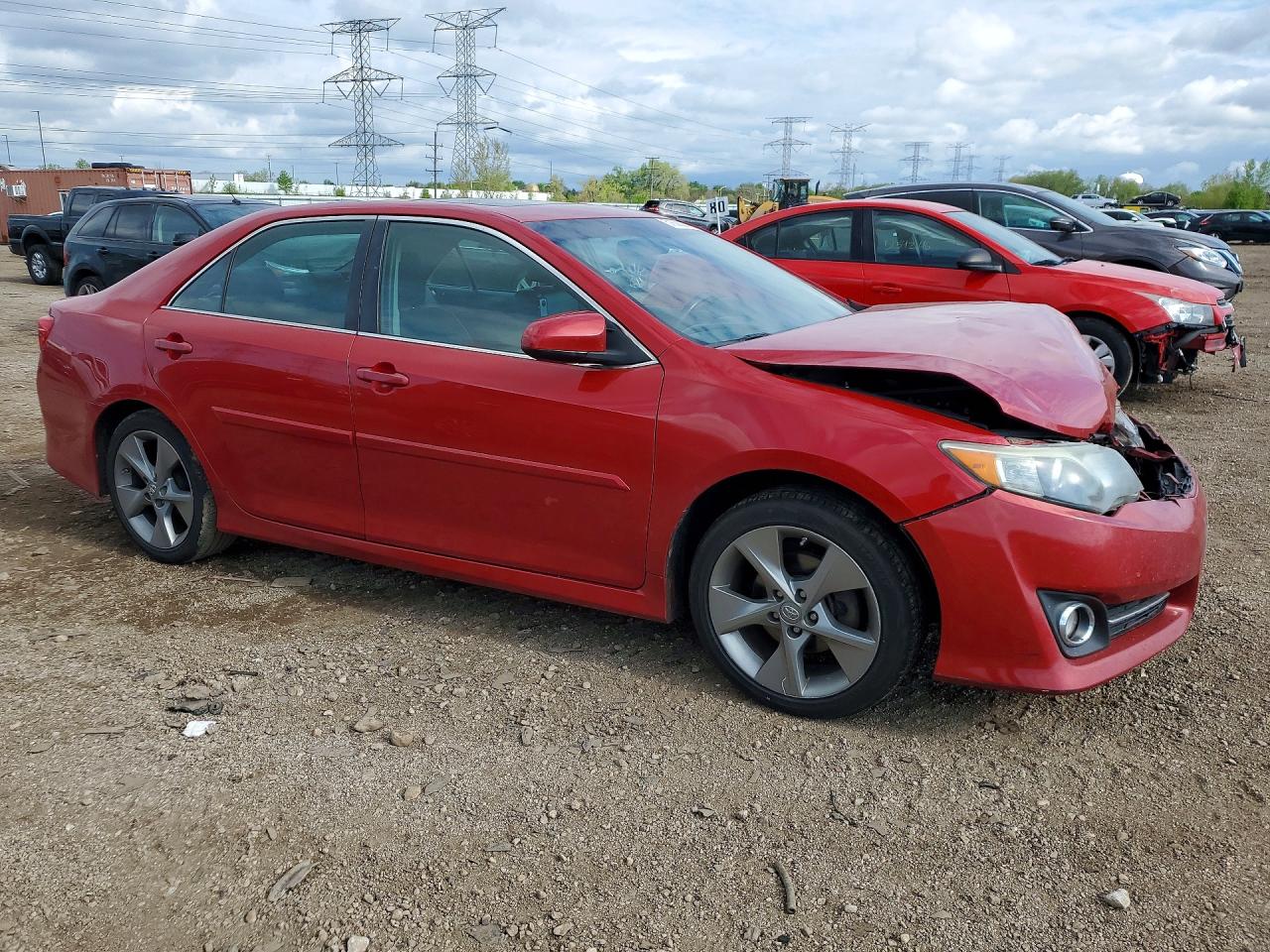2012 Toyota Camry L Red vin: 4T1BF1FK1CU627272