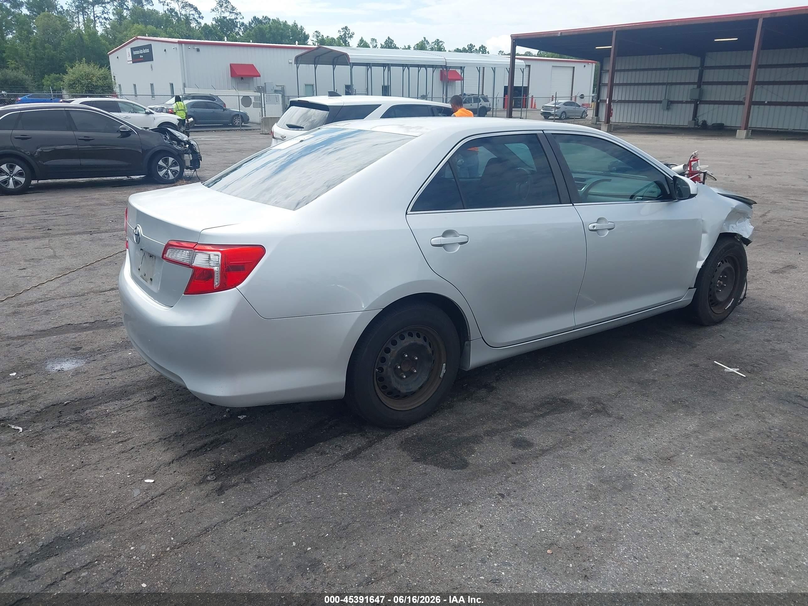 2012 Toyota Camry L Gray vin: 4T1BF1FK1CU628941