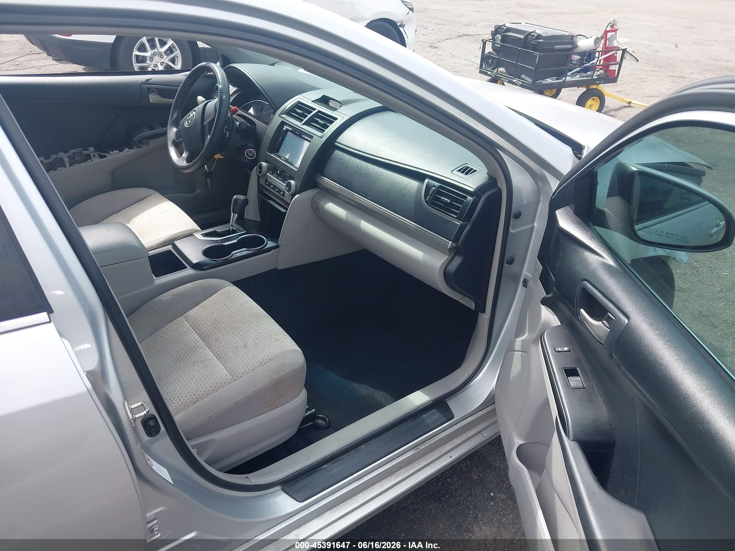 2012 Toyota Camry L Gray vin: 4T1BF1FK1CU628941