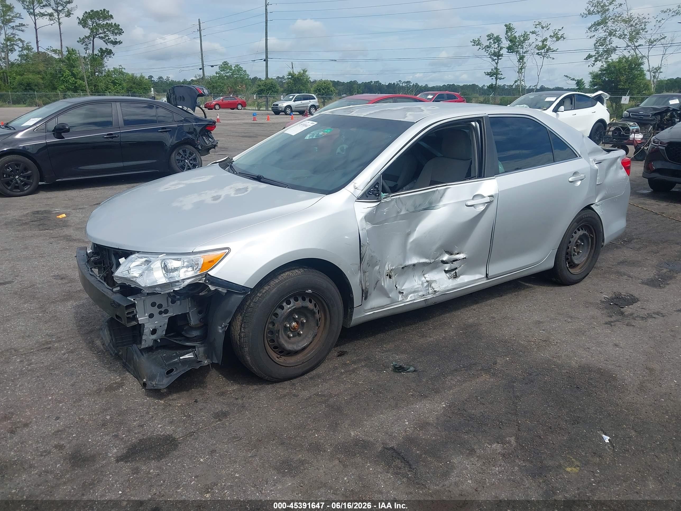 2012 Toyota Camry L Gray vin: 4T1BF1FK1CU628941
