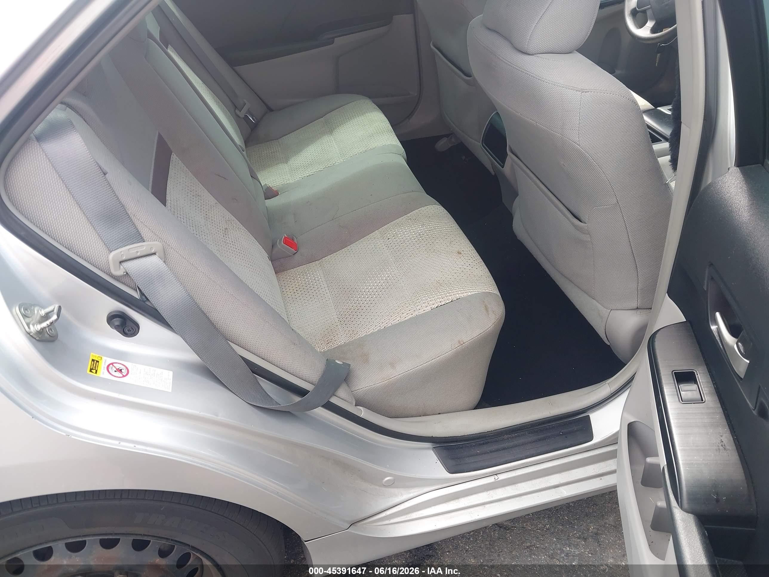 2012 Toyota Camry L Gray vin: 4T1BF1FK1CU628941