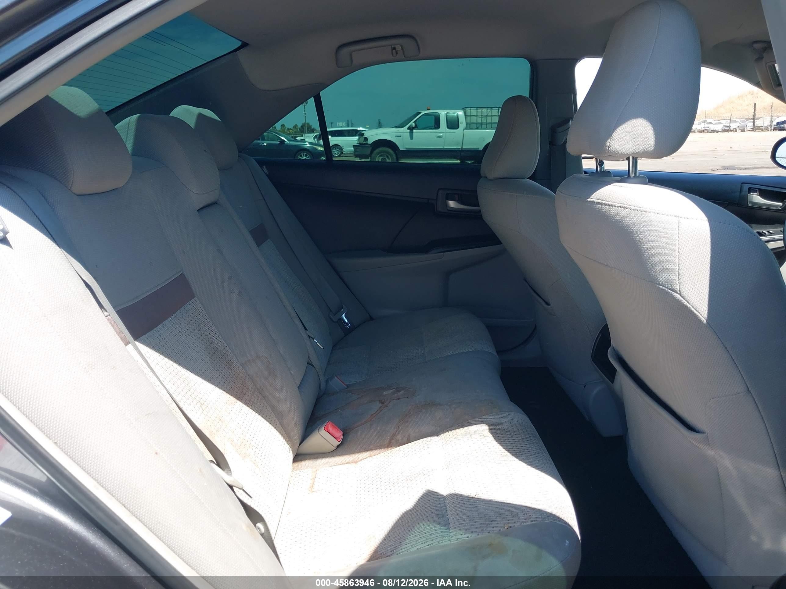2013 Toyota Camry Le Gray vin: 4T1BF1FK1DU247222