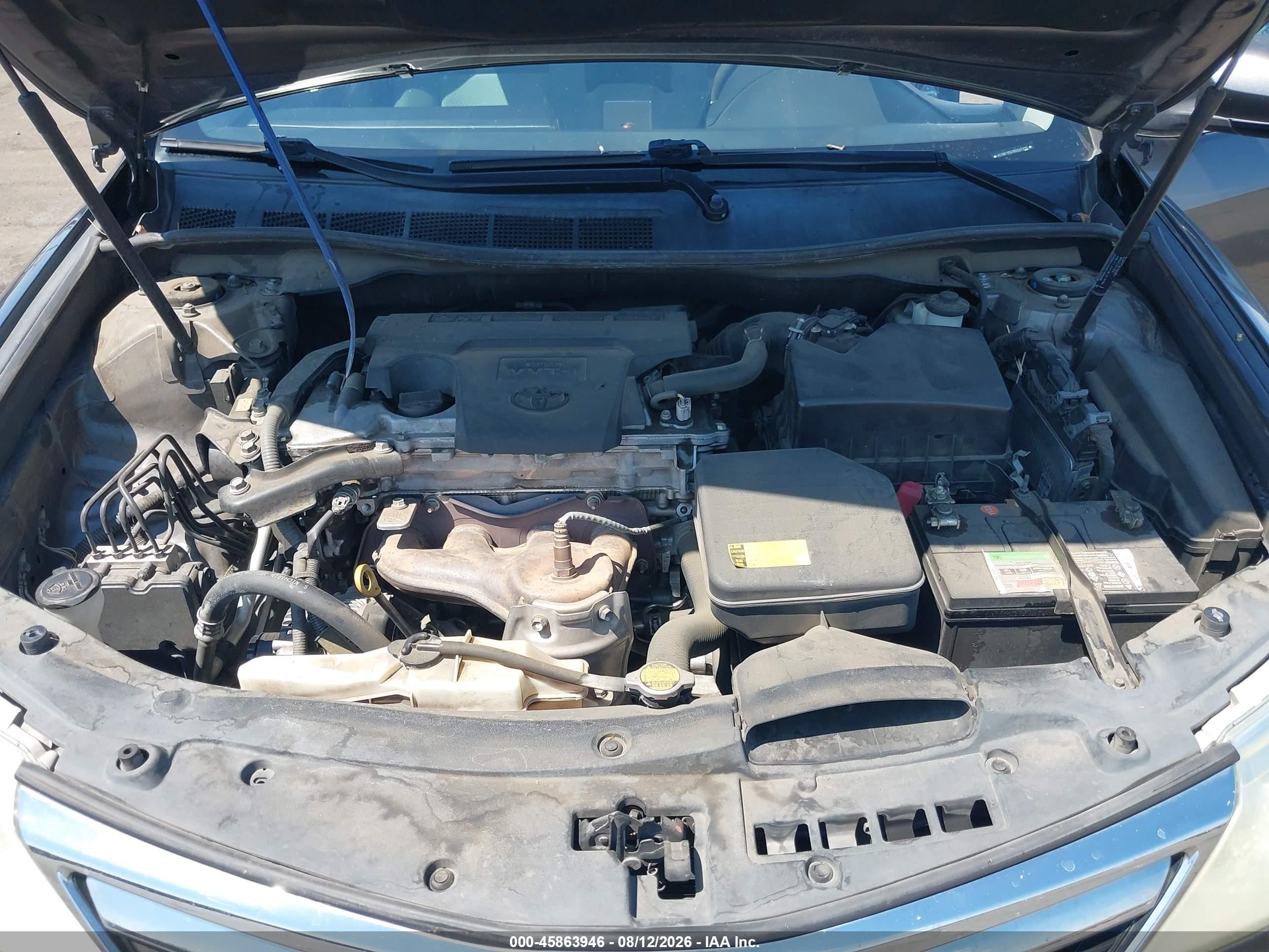2013 Toyota Camry Le Gray vin: 4T1BF1FK1DU247222