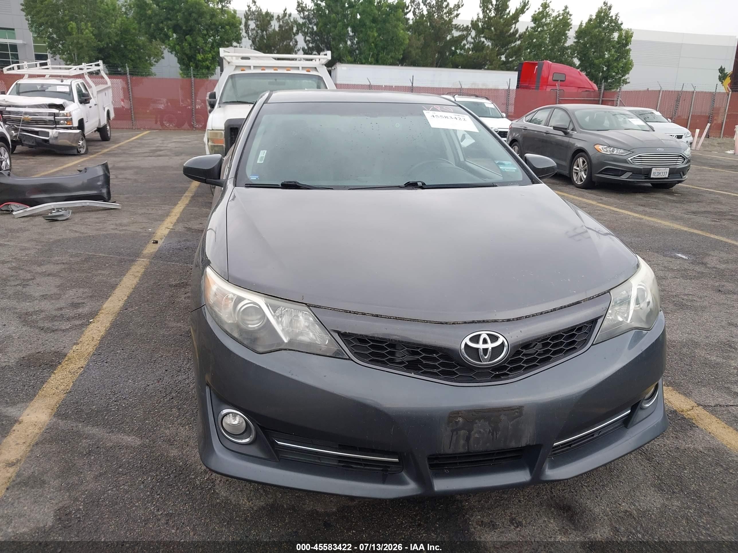 2013 Toyota Camry Se Коричневый vin: 4T1BF1FK1DU264179