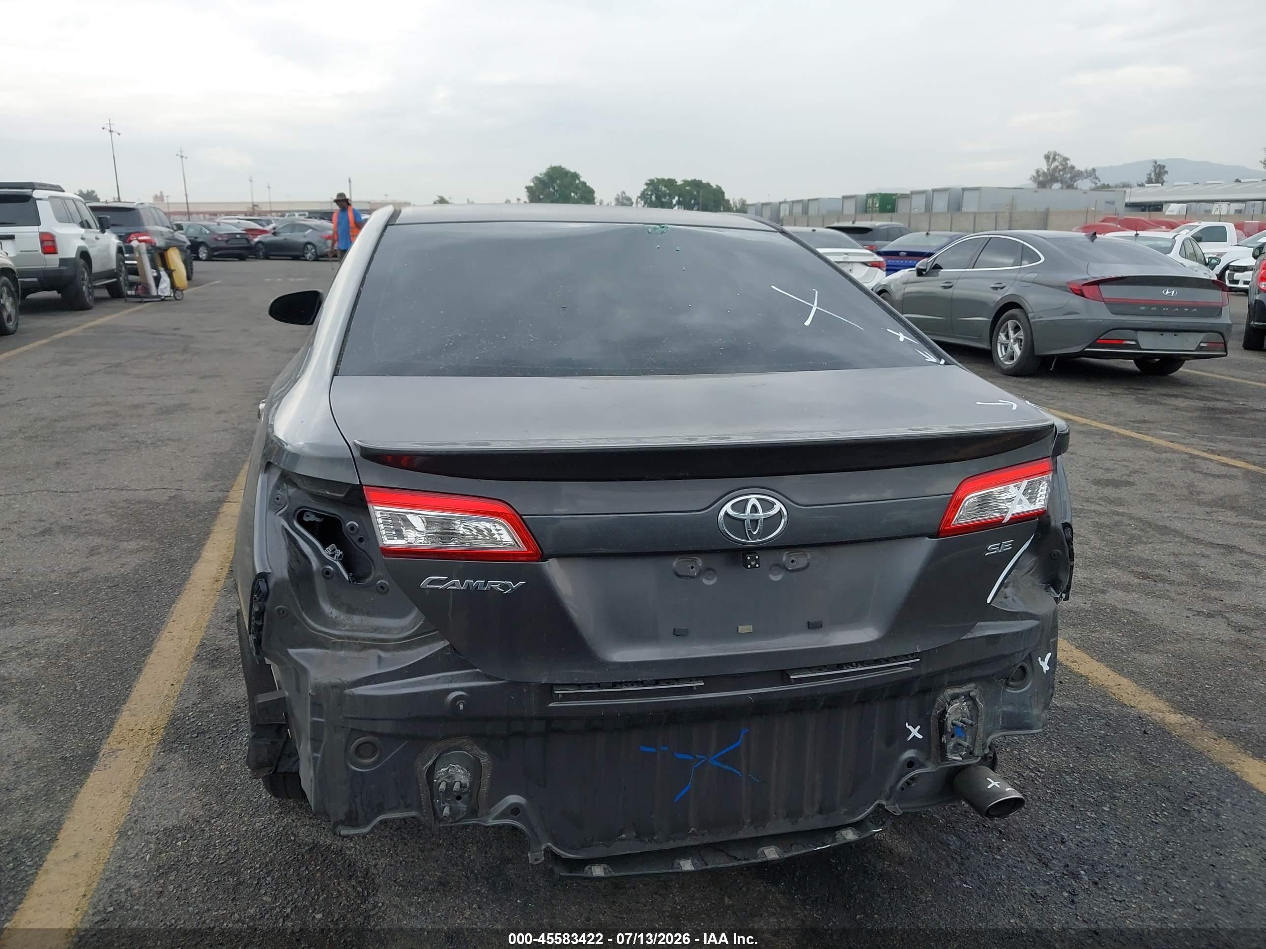 2013 Toyota Camry Se Коричневый vin: 4T1BF1FK1DU264179