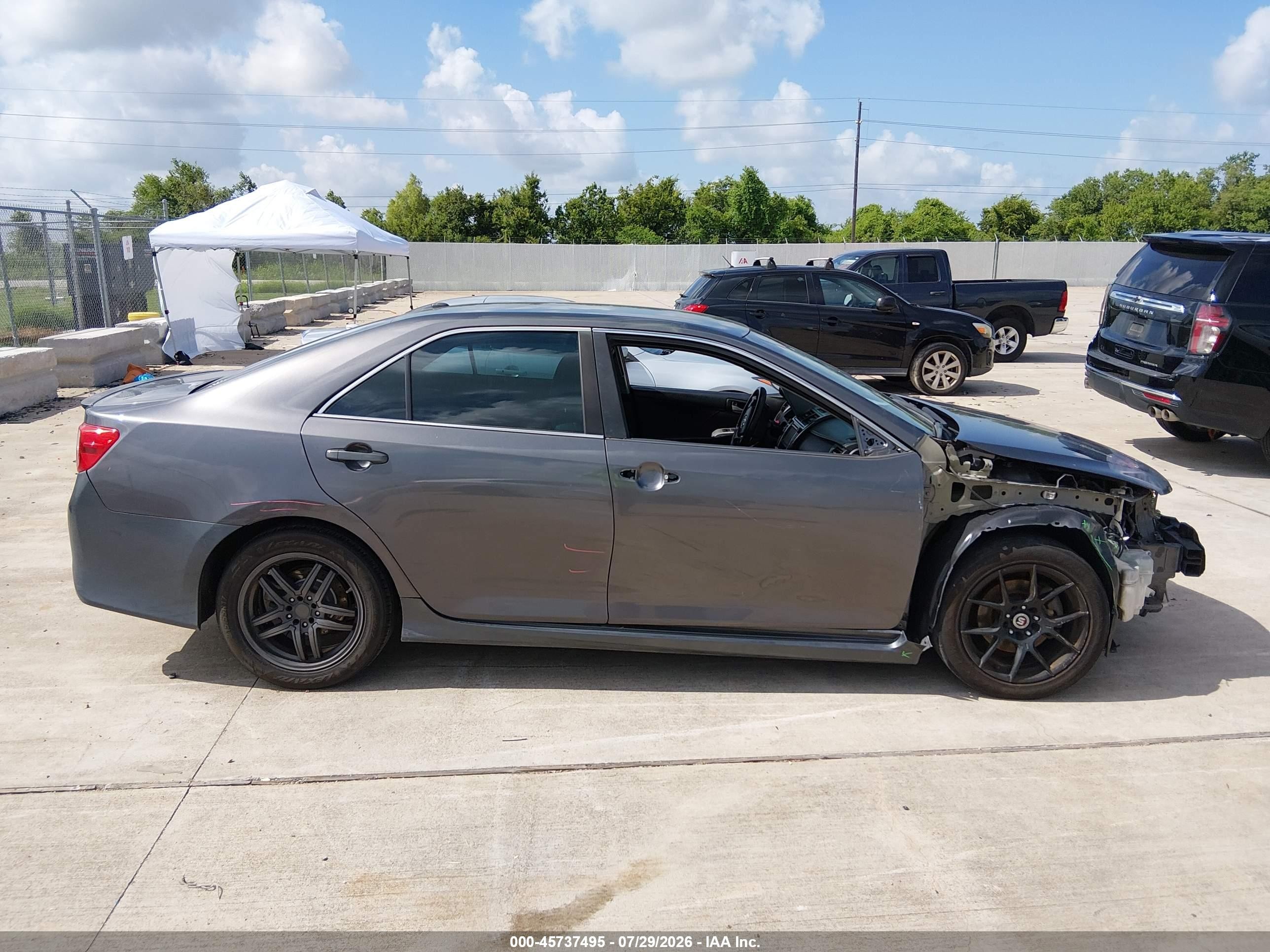 2013 Toyota Camry Se Gray vin: 4T1BF1FK1DU284481