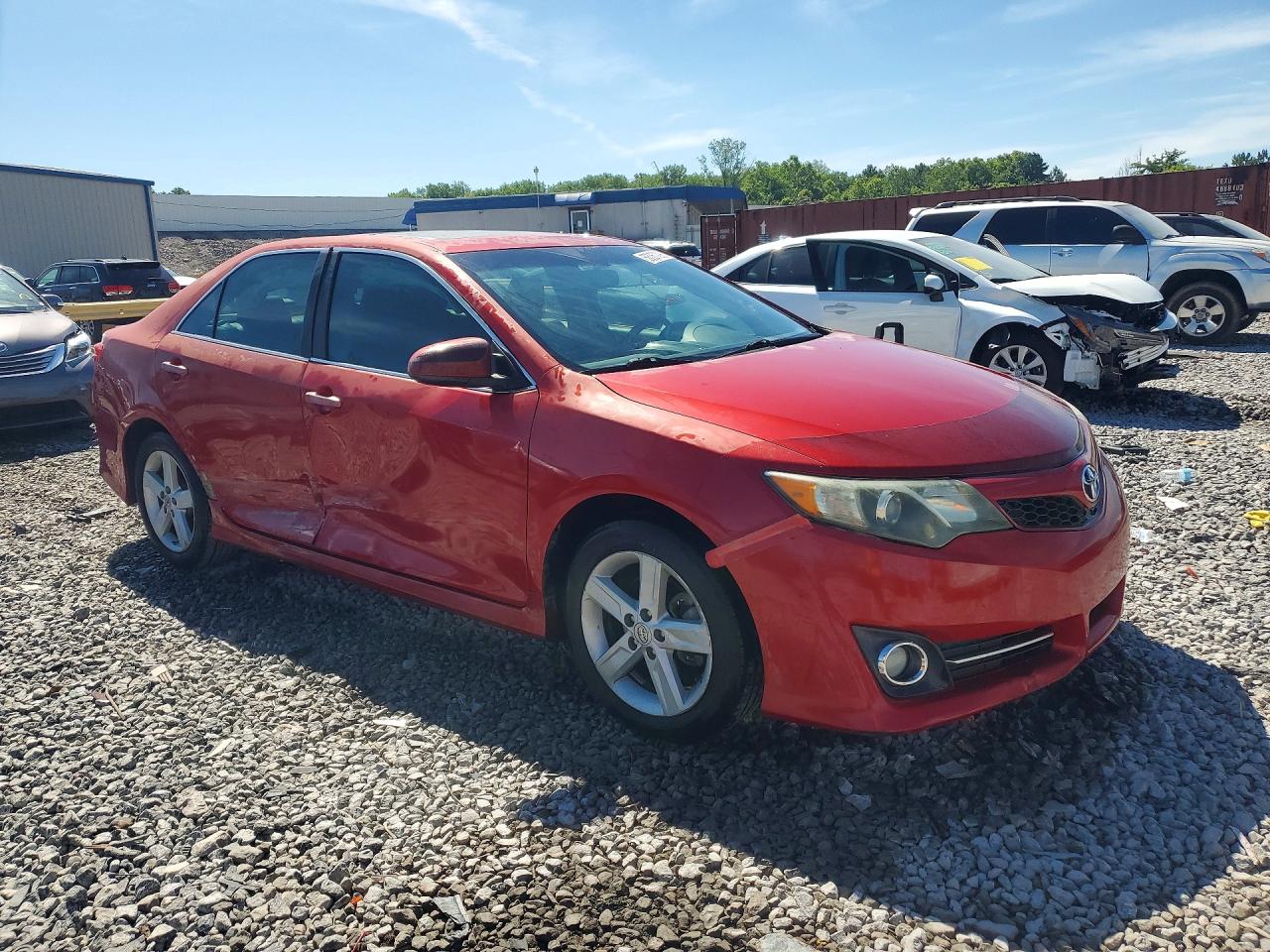 2013 Toyota Camry Se Red vin: 4T1BF1FK1DU657325