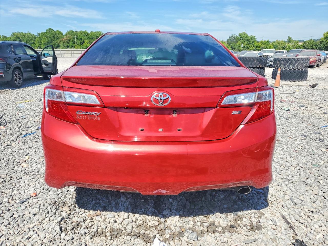 2013 Toyota Camry Se Red vin: 4T1BF1FK1DU657325