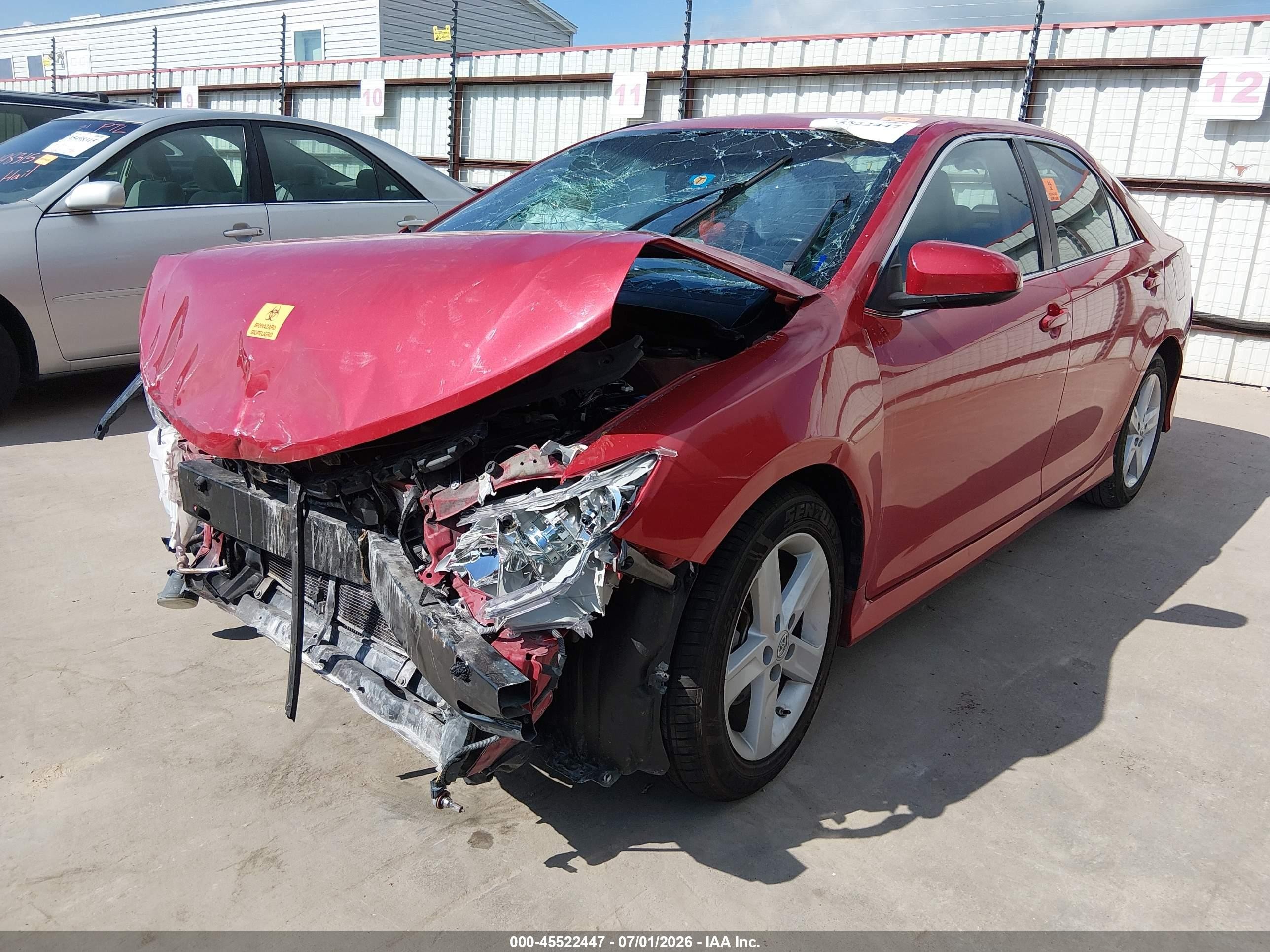 2013 Toyota Camry Se Красный vin: 4T1BF1FK1DU663979