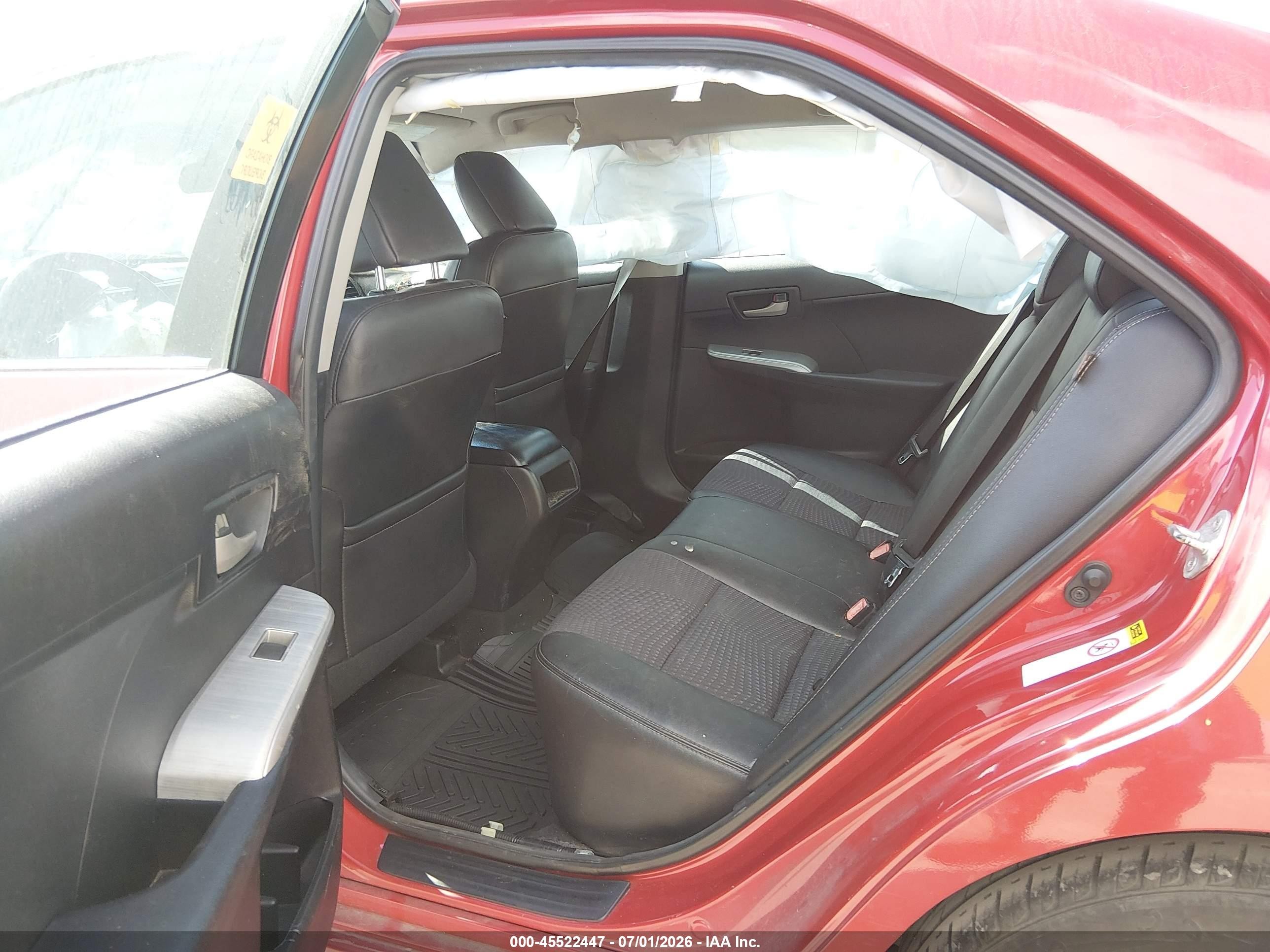 2013 Toyota Camry Se Красный vin: 4T1BF1FK1DU663979