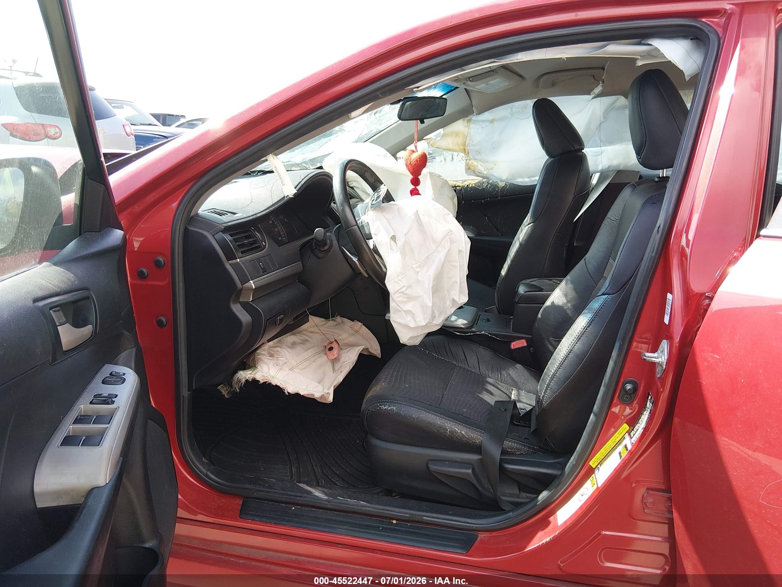 2013 Toyota Camry Se Красный vin: 4T1BF1FK1DU663979
