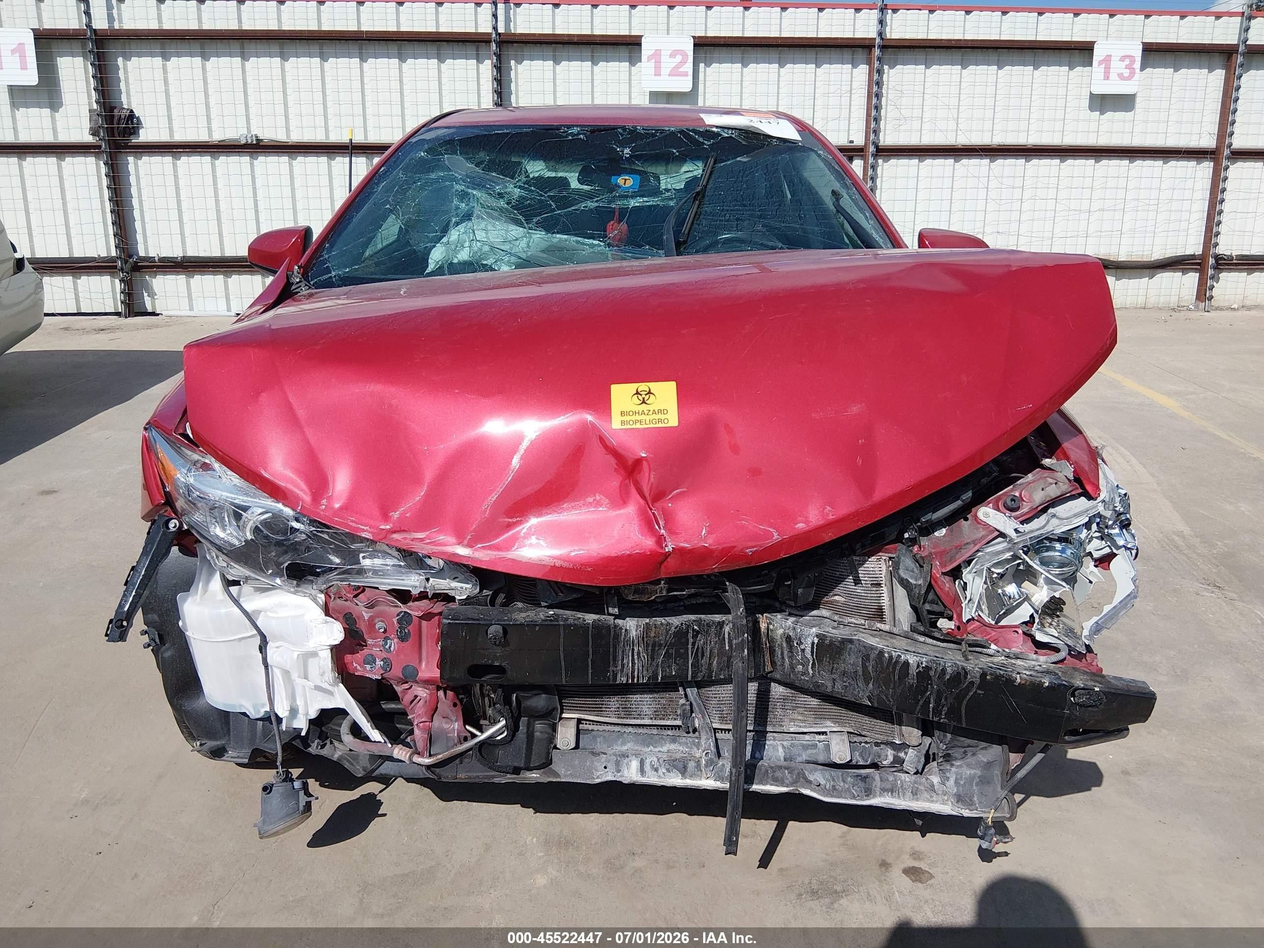 2013 Toyota Camry Se Красный vin: 4T1BF1FK1DU663979