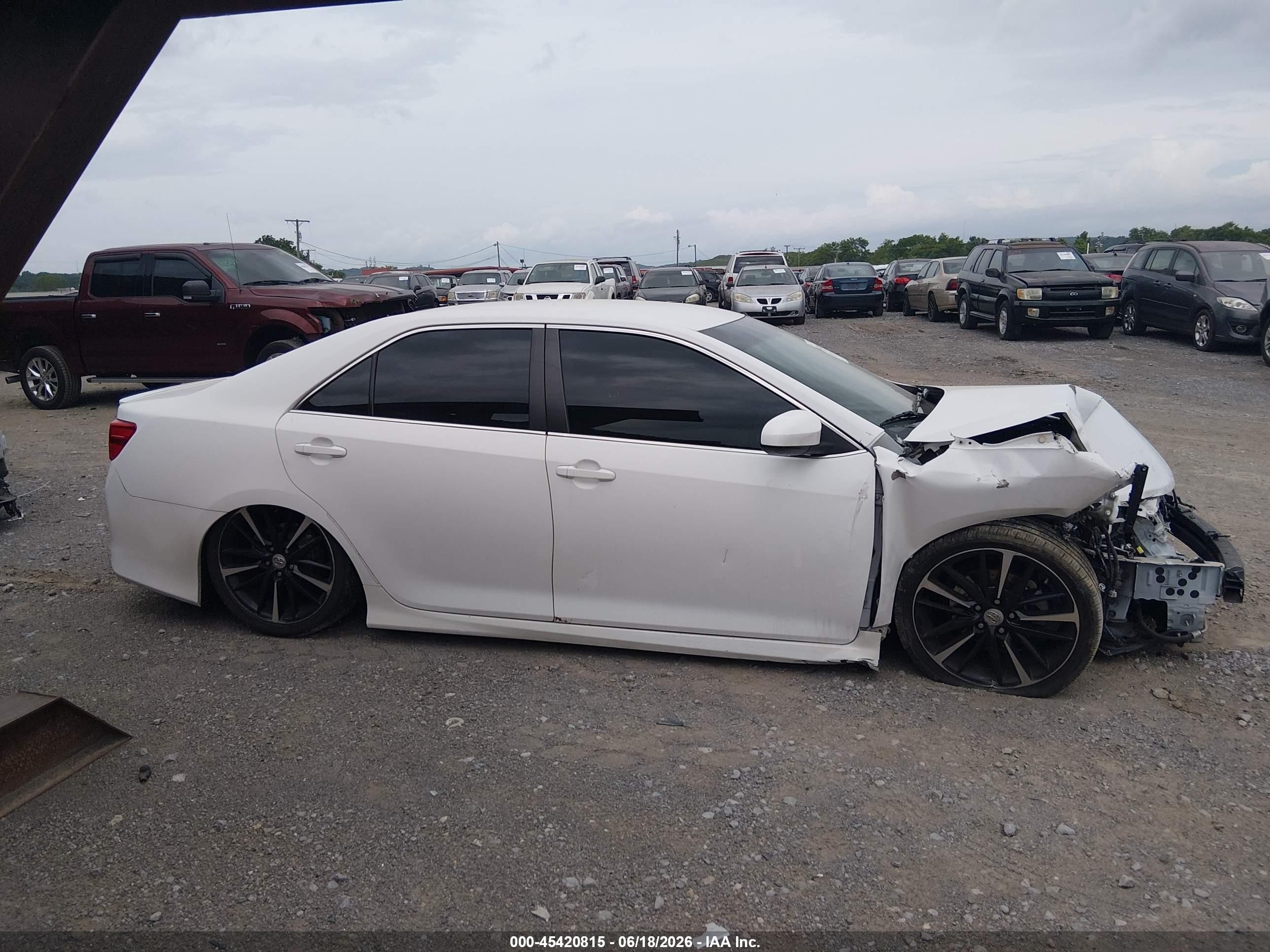 2013 Toyota Camry Se White vin: 4T1BF1FK1DU669944