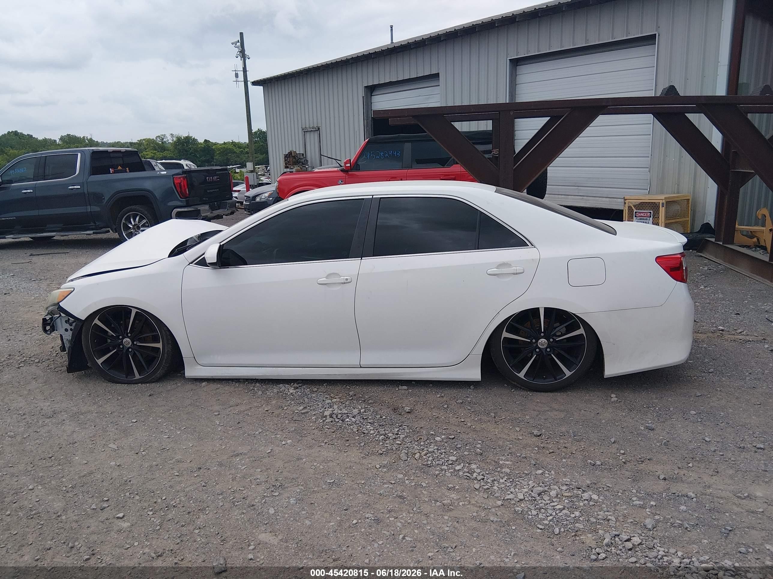 2013 Toyota Camry Se White vin: 4T1BF1FK1DU669944