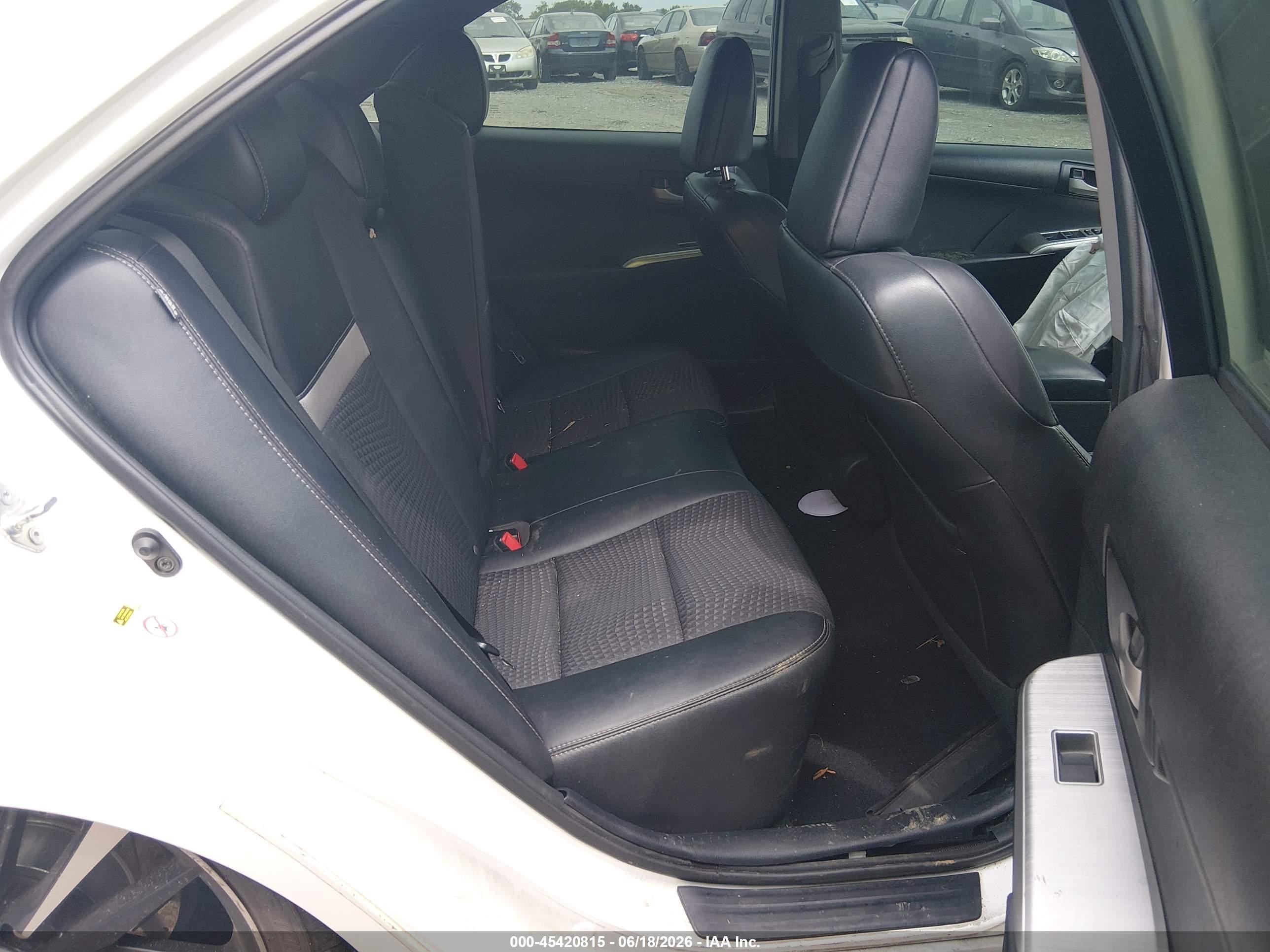 2013 Toyota Camry Se White vin: 4T1BF1FK1DU669944
