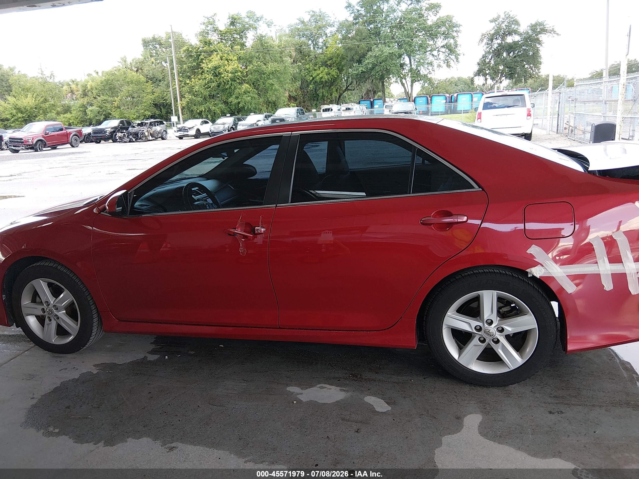 2013 Toyota Camry Se Красный vin: 4T1BF1FK1DU672083