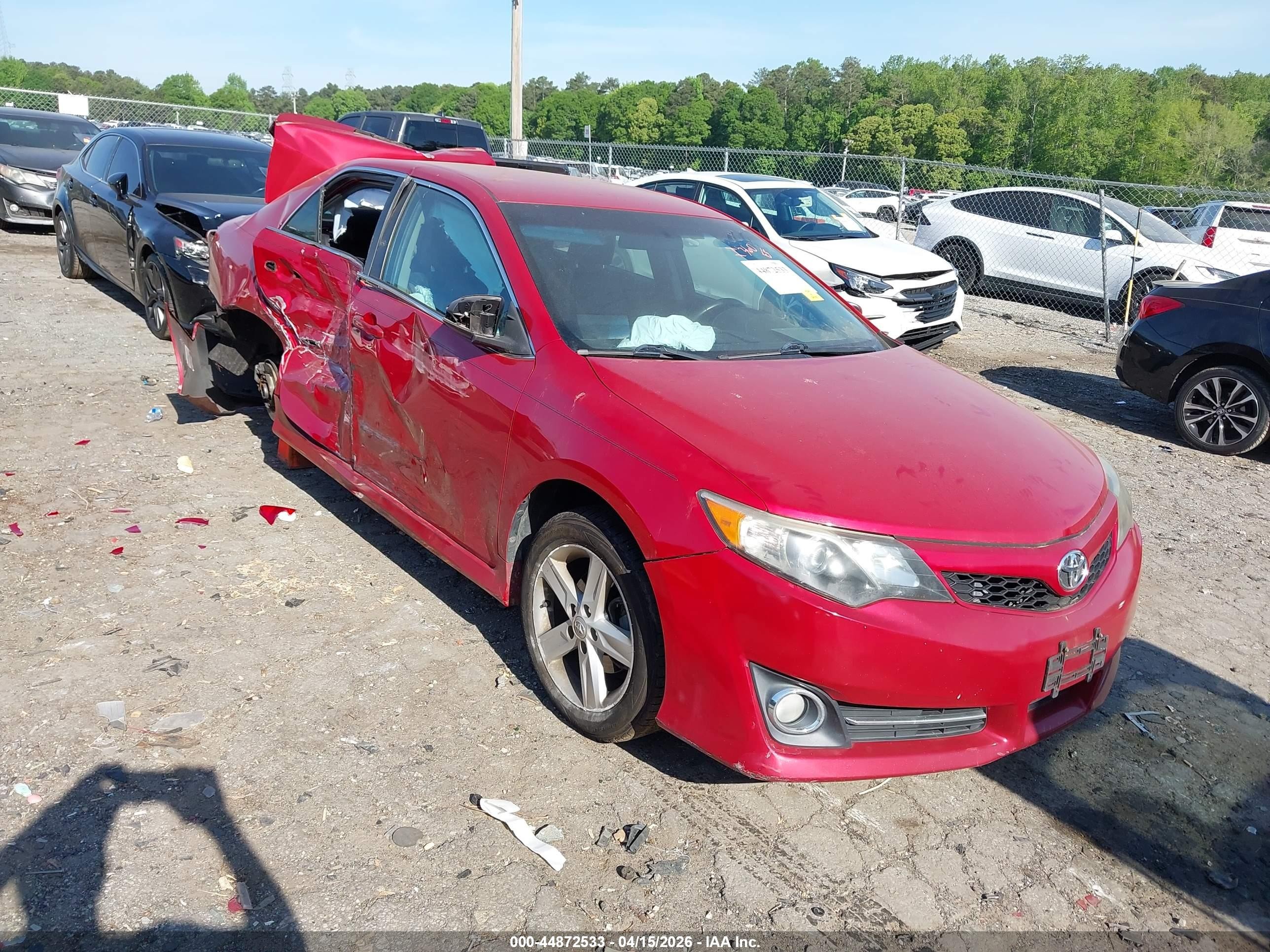 2013 Toyota Camry Se Красный vin: 4T1BF1FK1DU672424