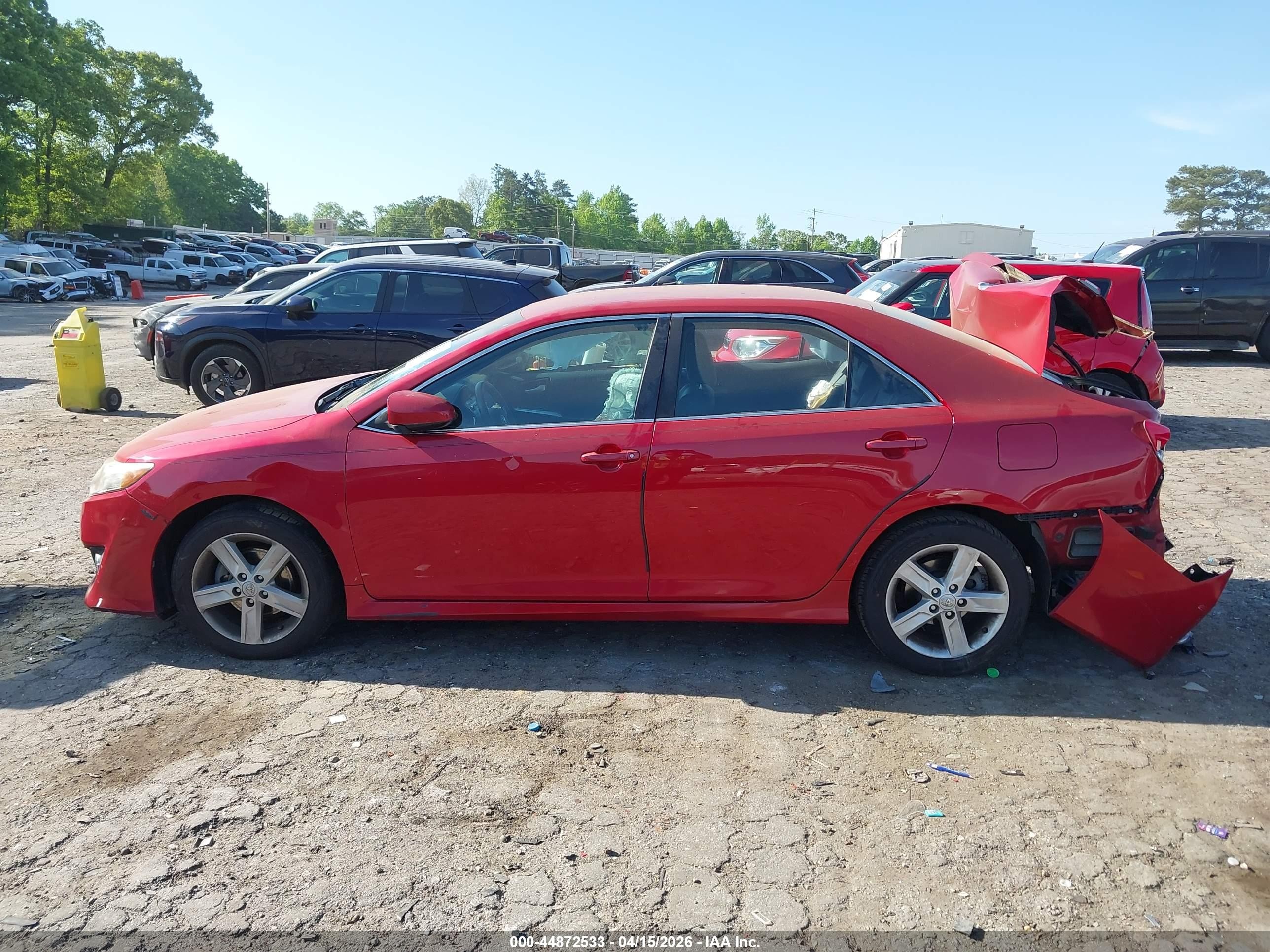 2013 Toyota Camry Se Red vin: 4T1BF1FK1DU672424