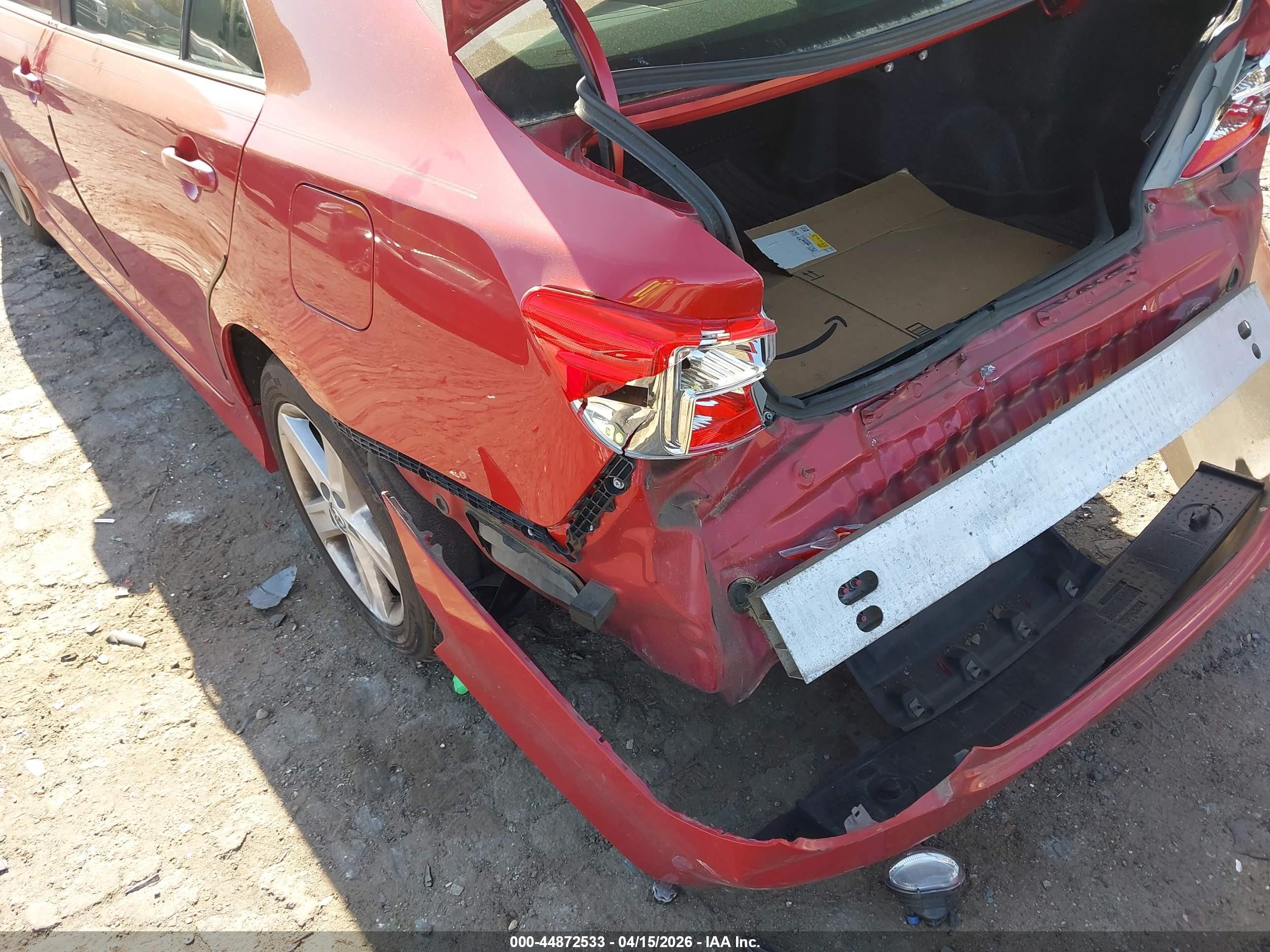 2013 Toyota Camry Se Red vin: 4T1BF1FK1DU672424