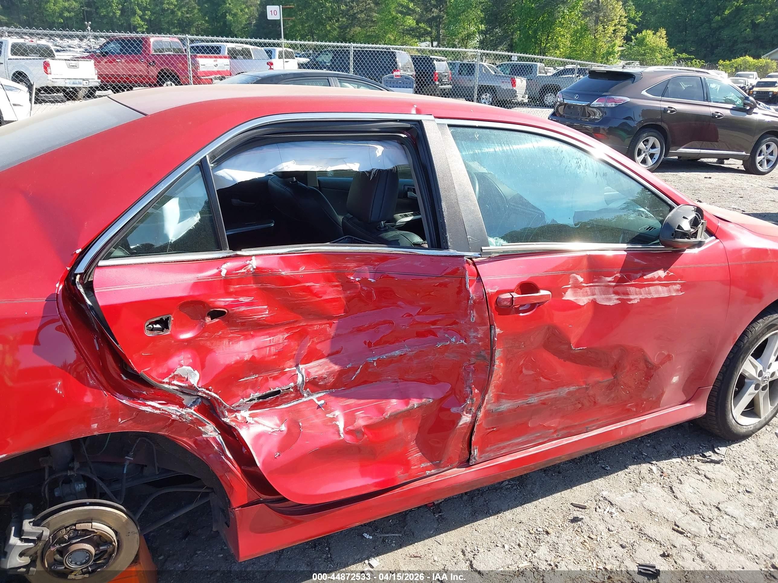 2013 Toyota Camry Se Red vin: 4T1BF1FK1DU672424