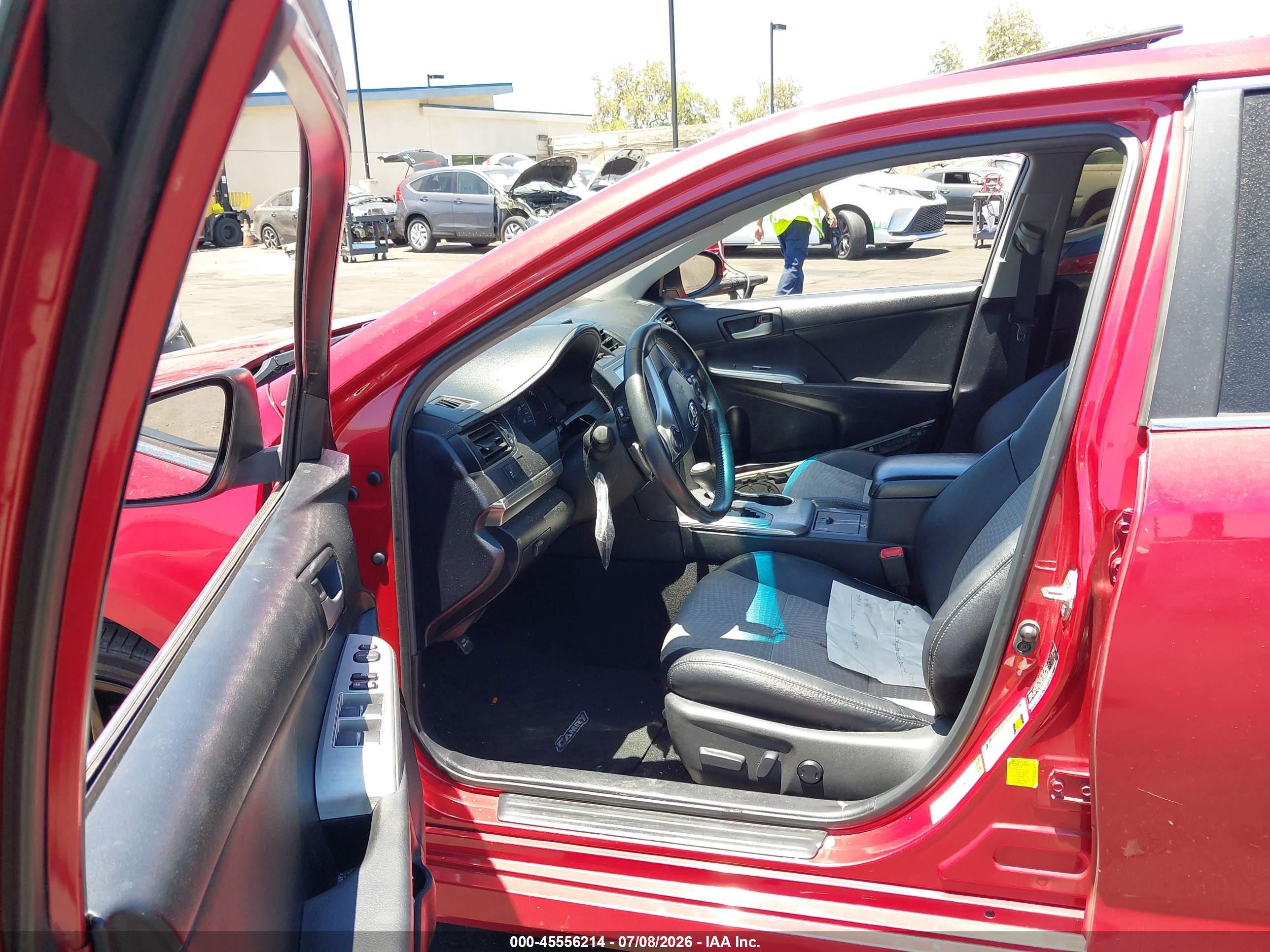2013 Toyota Camry Se Красный vin: 4T1BF1FK1DU675520