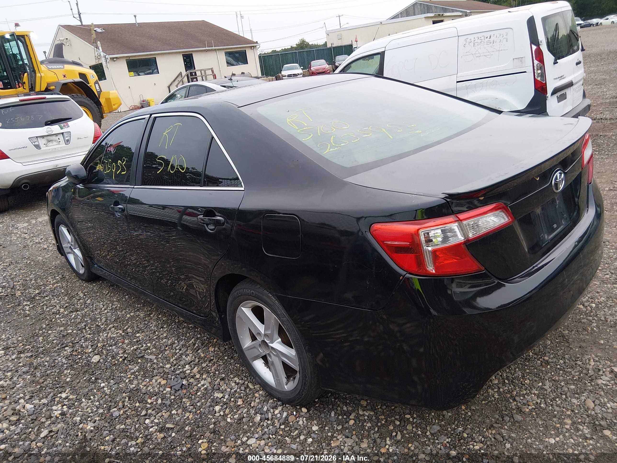 2013 Toyota Camry Se Black vin: 4T1BF1FK1DU676960