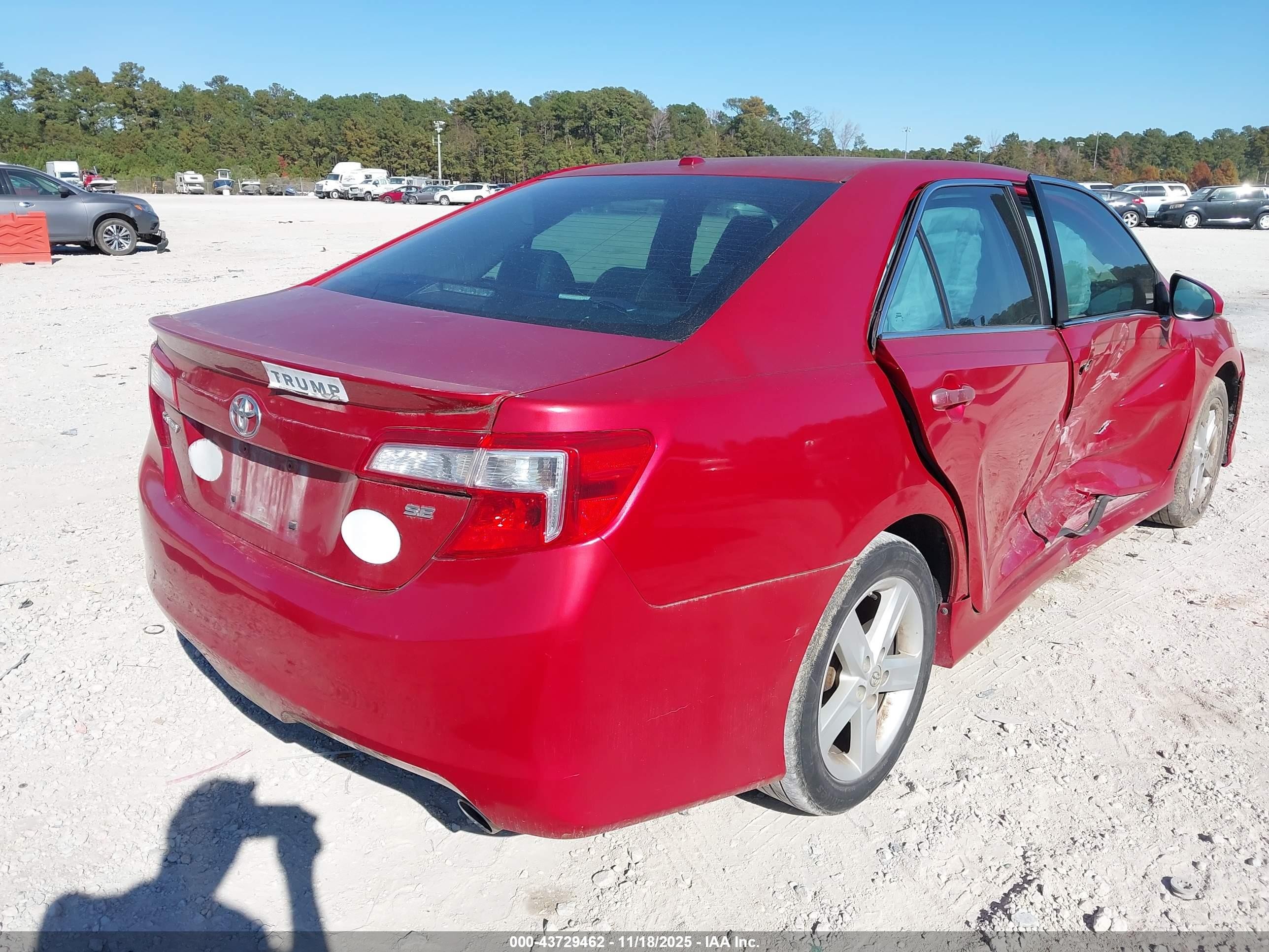 2013 Toyota Camry Se Бордовый vin: 4T1BF1FK1DU678160