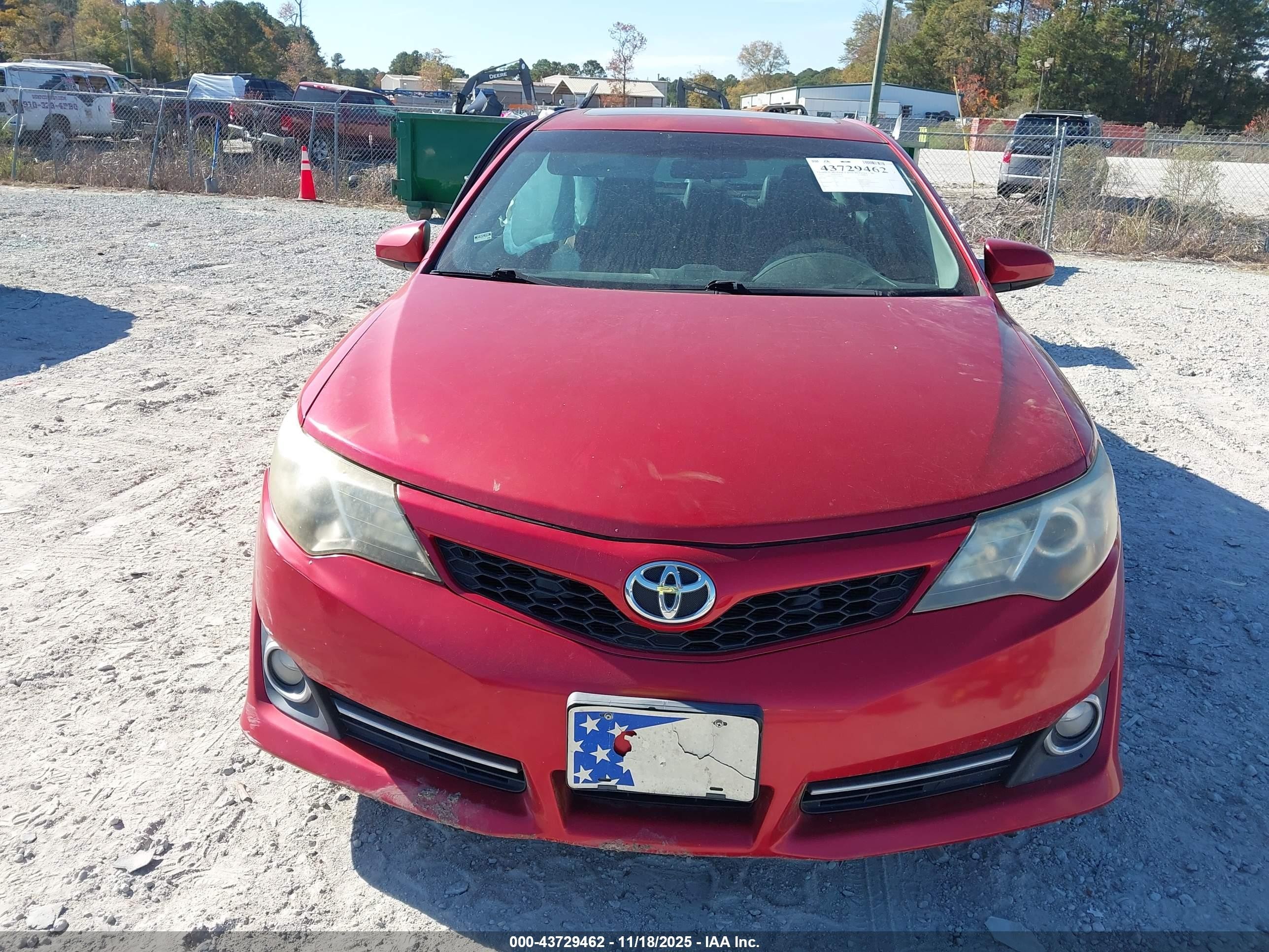 2013 Toyota Camry Se Бордовый vin: 4T1BF1FK1DU678160