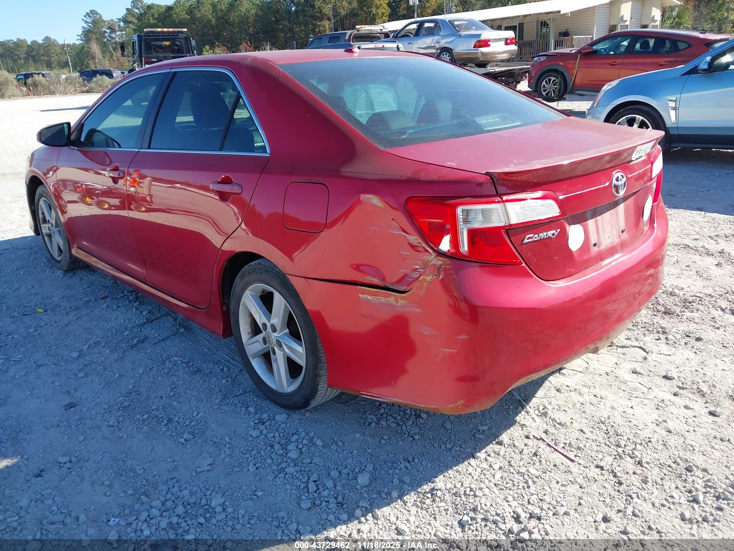 2013 Toyota Camry Se Бордовый vin: 4T1BF1FK1DU678160