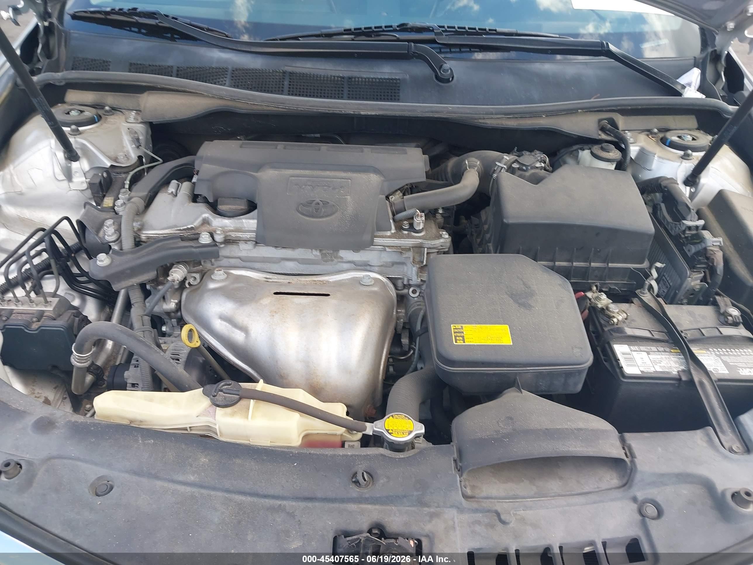 2013 Toyota Camry Le Silver vin: 4T1BF1FK1DU685836