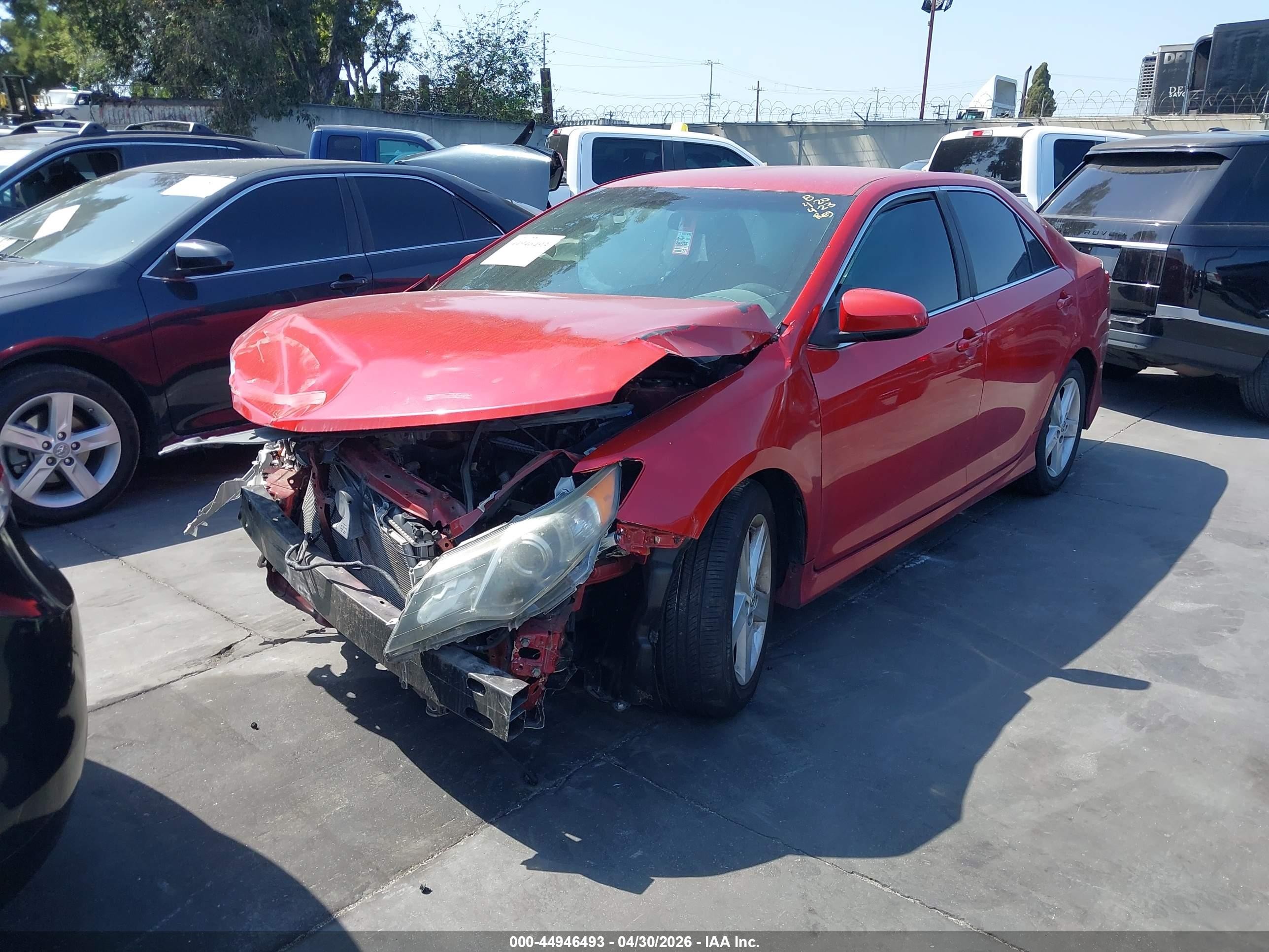 2013 Toyota Camry Se Красный vin: 4T1BF1FK1DU723551
