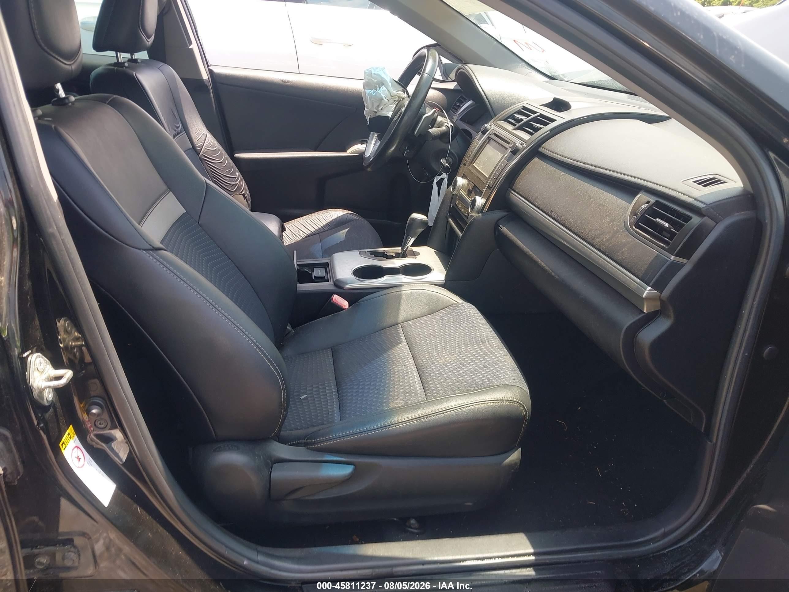 2014 Toyota Camry Se Черный vin: 4T1BF1FK1EU302124