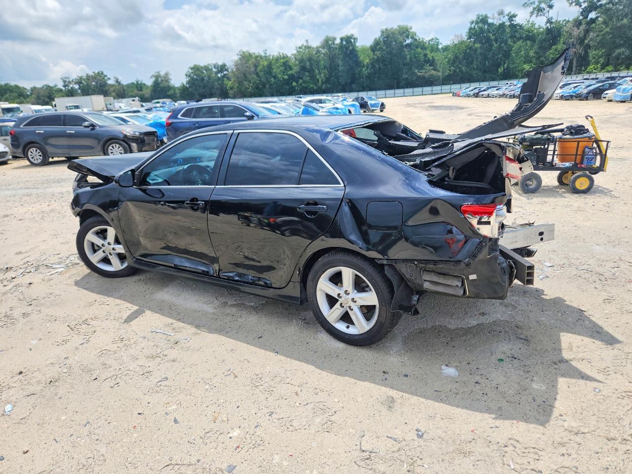 2014 Toyota Camry Se Black vin: 4T1BF1FK1EU302138