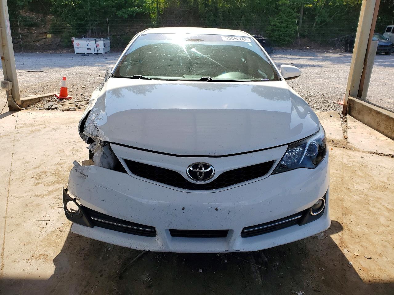 2014 Toyota Camry Se White vin: 4T1BF1FK1EU308702