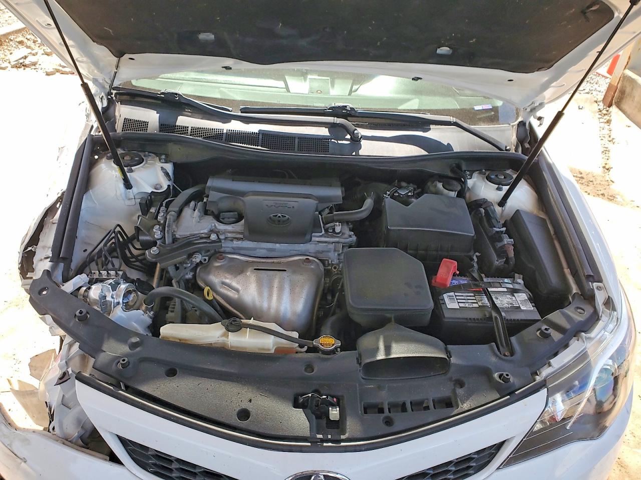 2014 Toyota Camry Se White vin: 4T1BF1FK1EU308702