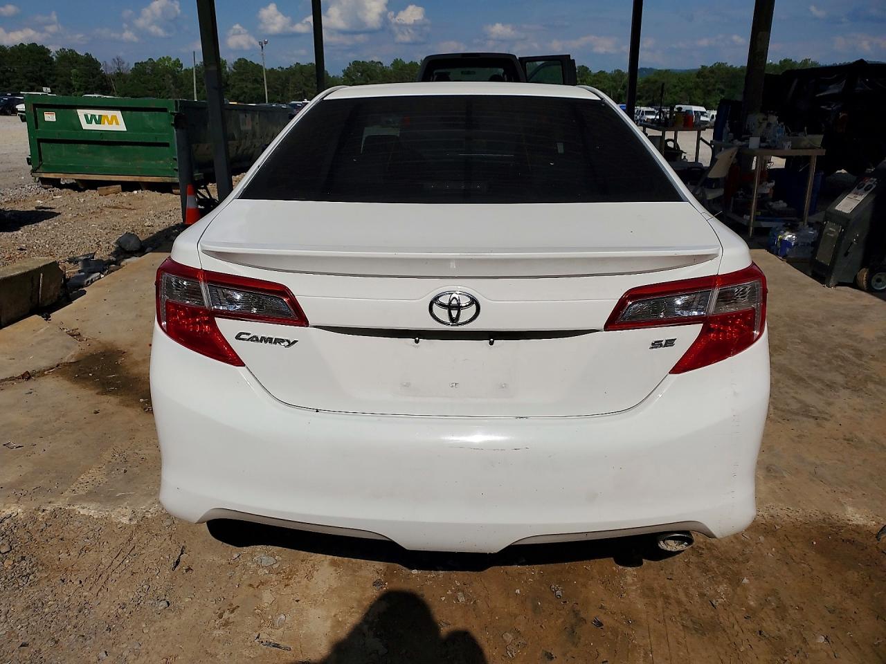 2014 Toyota Camry Se White vin: 4T1BF1FK1EU308702