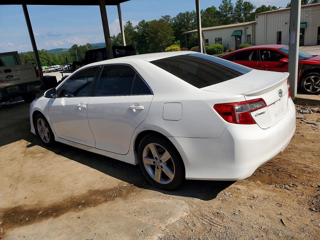 2014 Toyota Camry Se White vin: 4T1BF1FK1EU308702