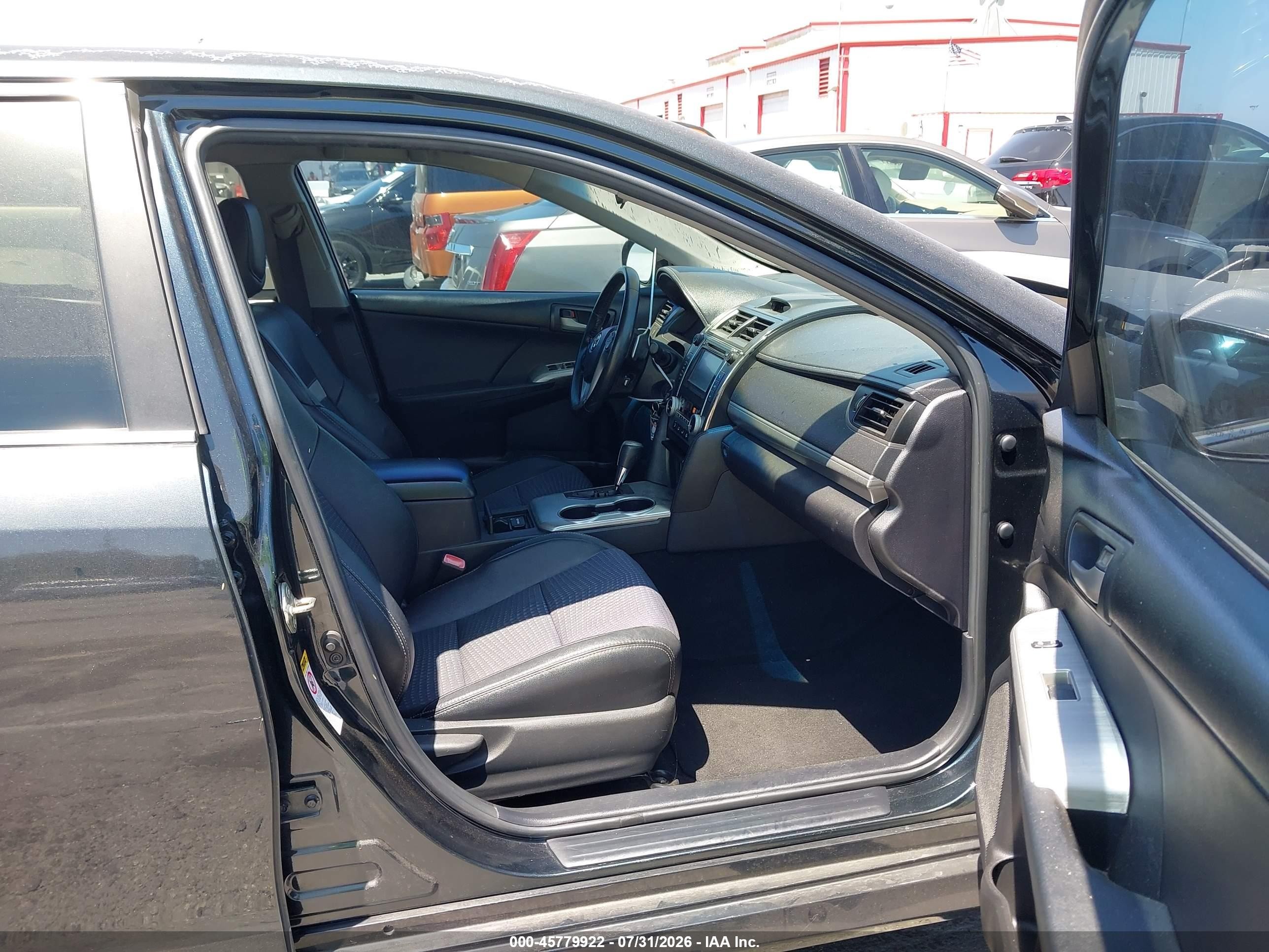 2014 Toyota Camry Se Black vin: 4T1BF1FK1EU312992