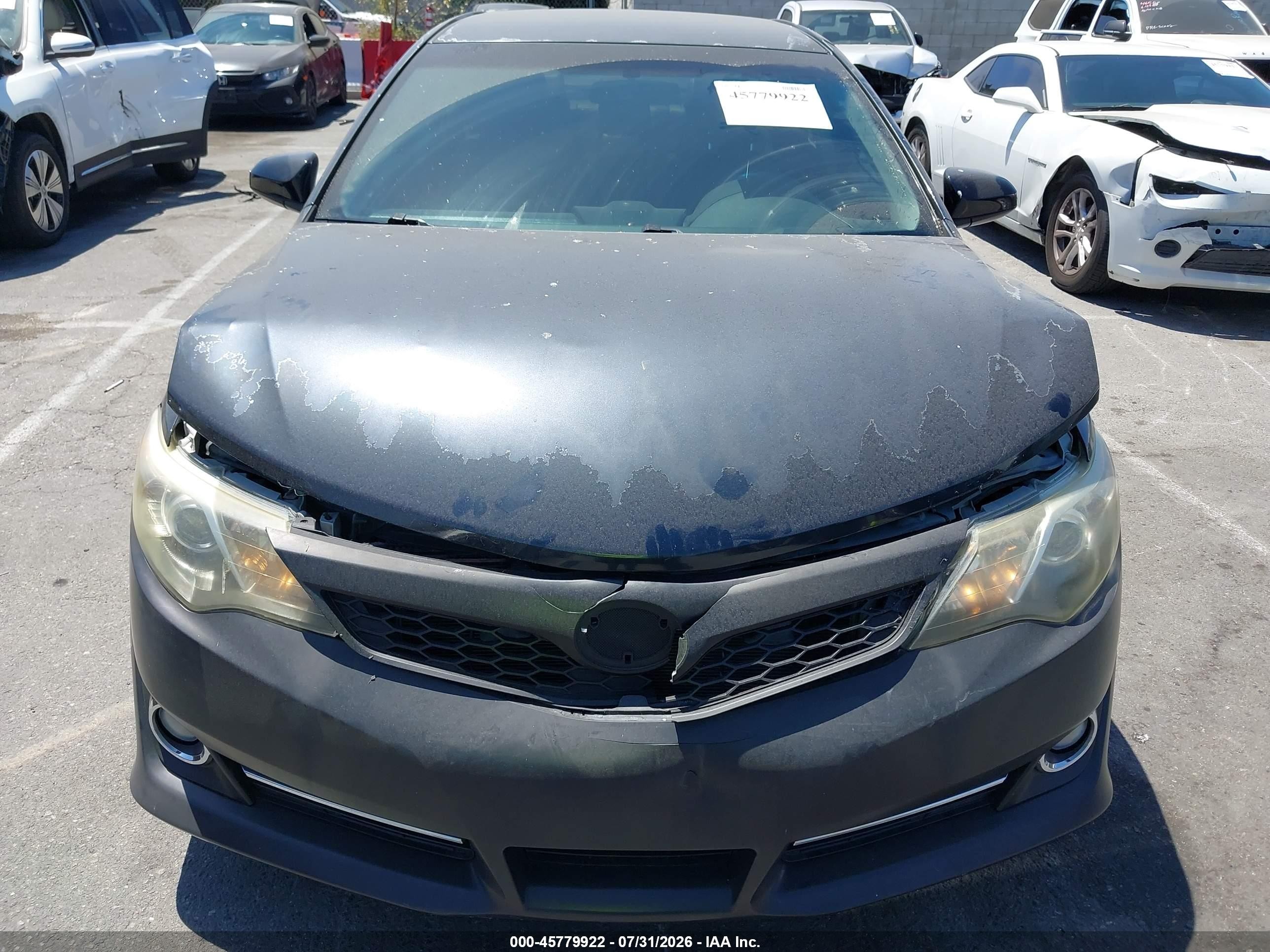 2014 Toyota Camry Se Black vin: 4T1BF1FK1EU312992