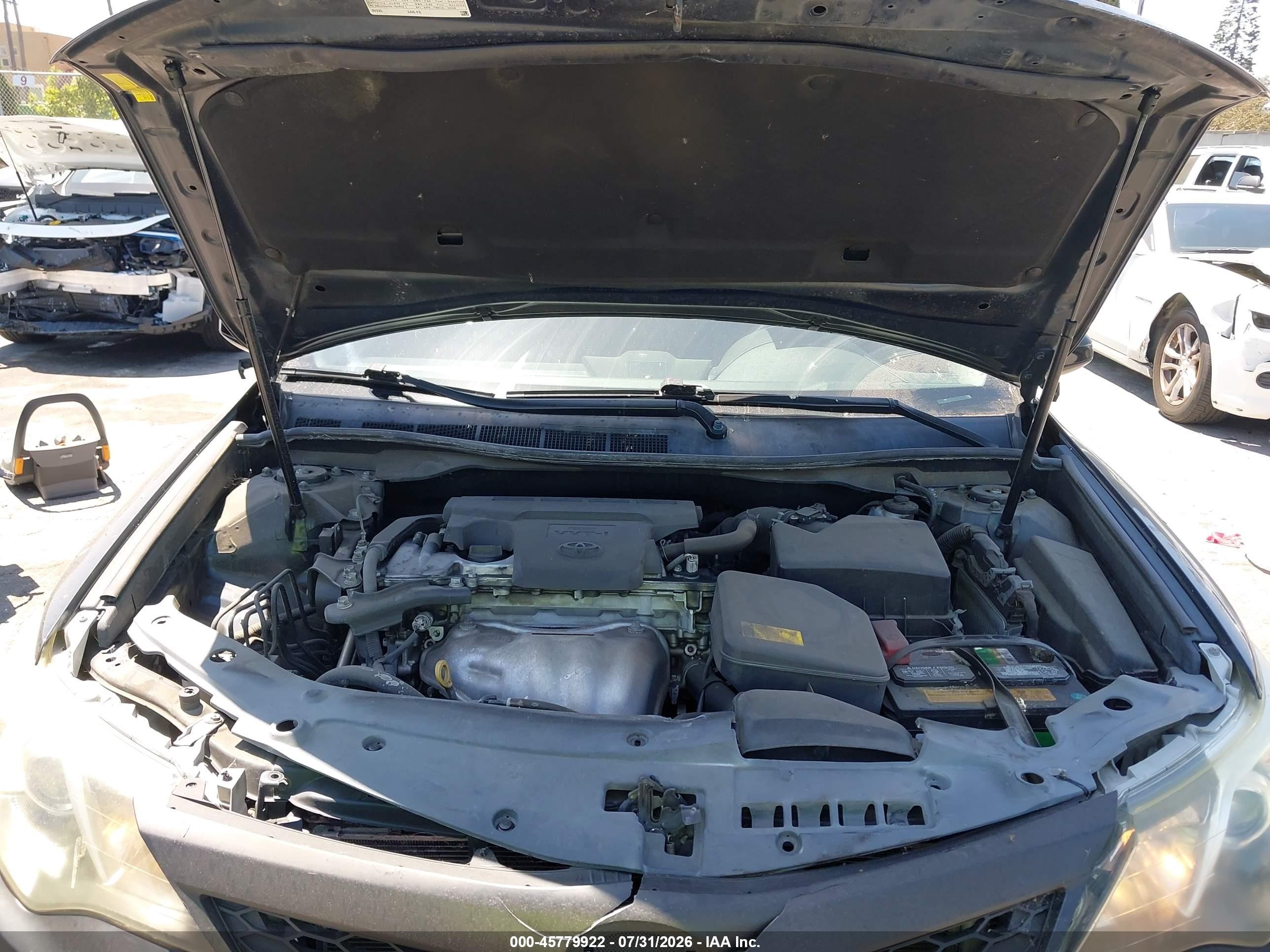 2014 Toyota Camry Se Black vin: 4T1BF1FK1EU312992
