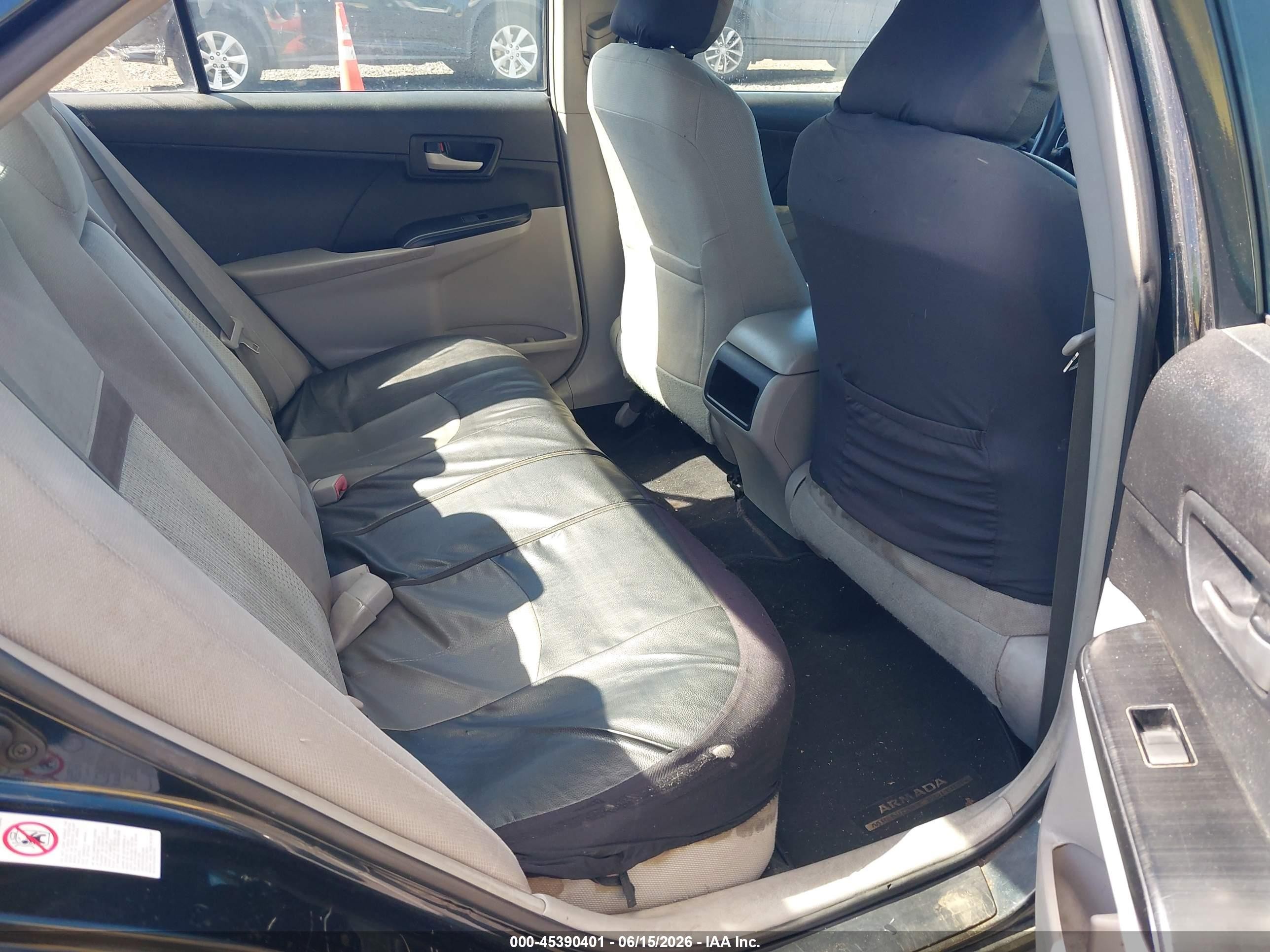 2014 Toyota Camry Le Black vin: 4T1BF1FK1EU313284
